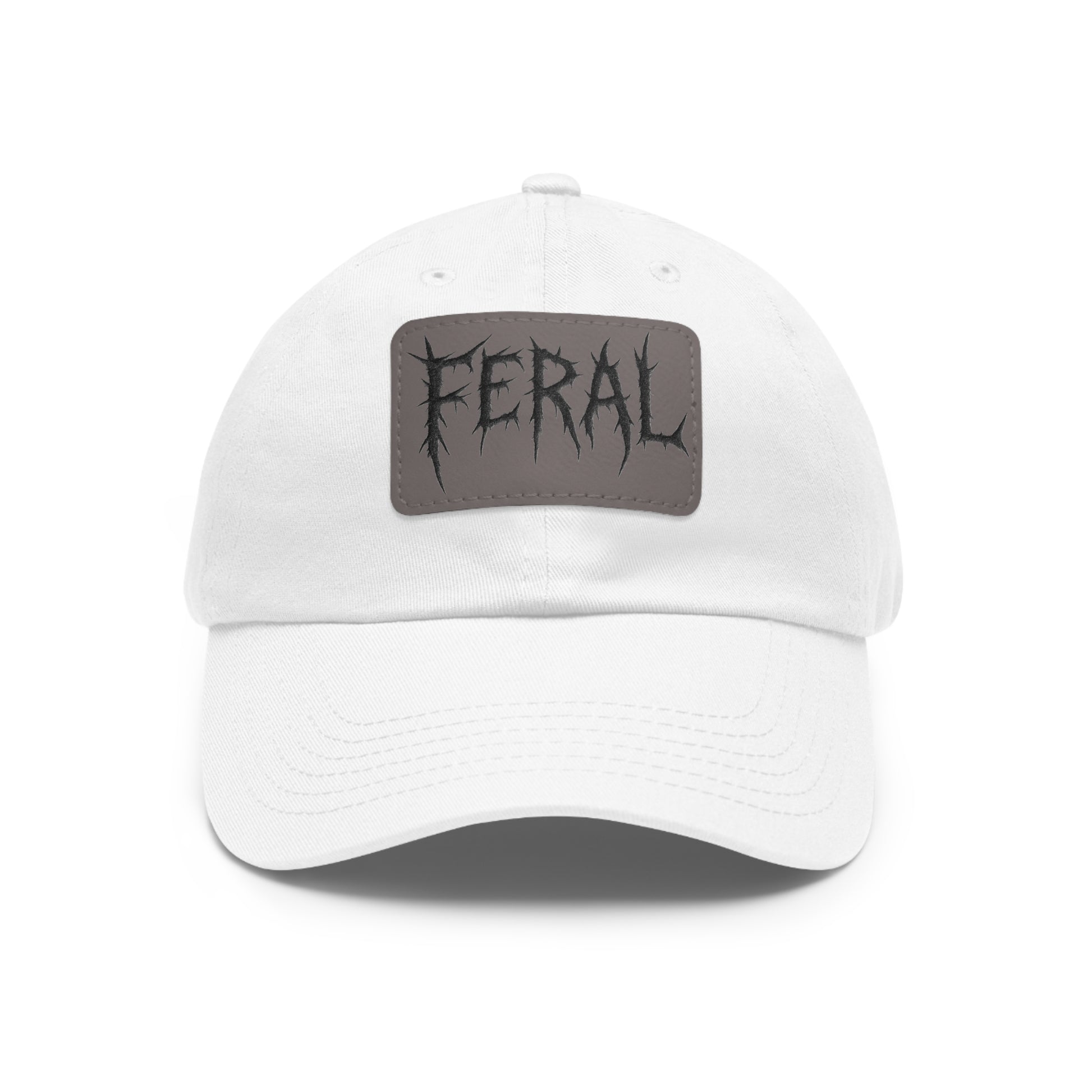 FERAL Embroidered Leather Patch Hat – Trash Cult Supply Co.
