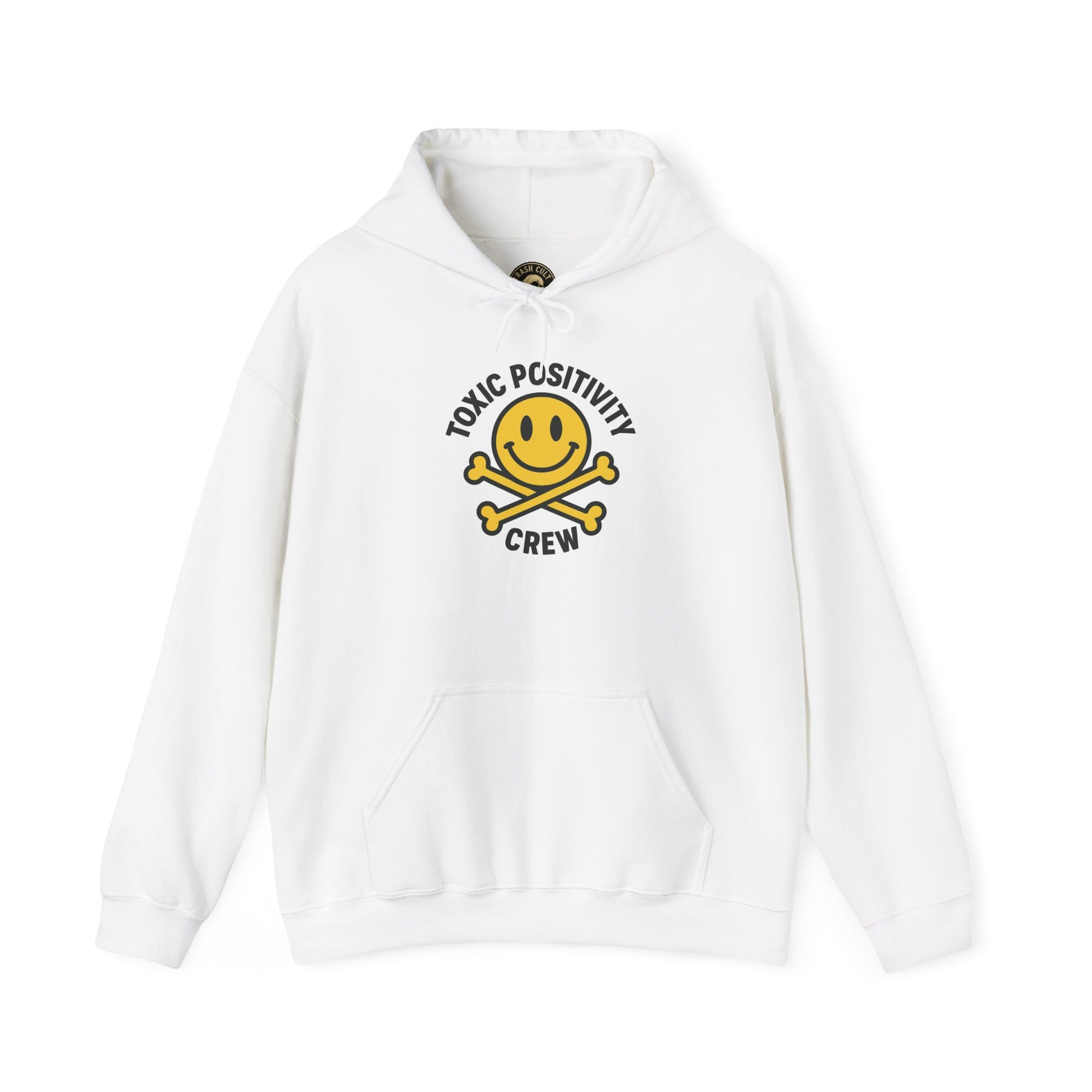 Toxic Positivity Hoodie | Unisex Hooded Sweatshirt | Comfortable Casual Wear, Gift for Friends, Positive Vibes, Streetwear Style