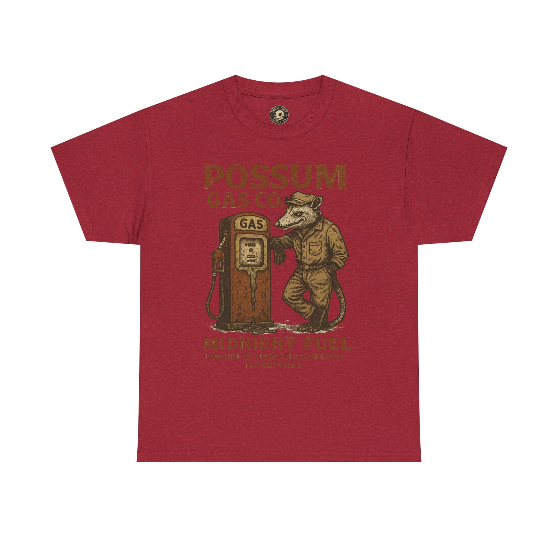 Possum Gas Co. Vintage Feral Mechanic Shirt – Trash Cult Supply Co. – Gildan 5000