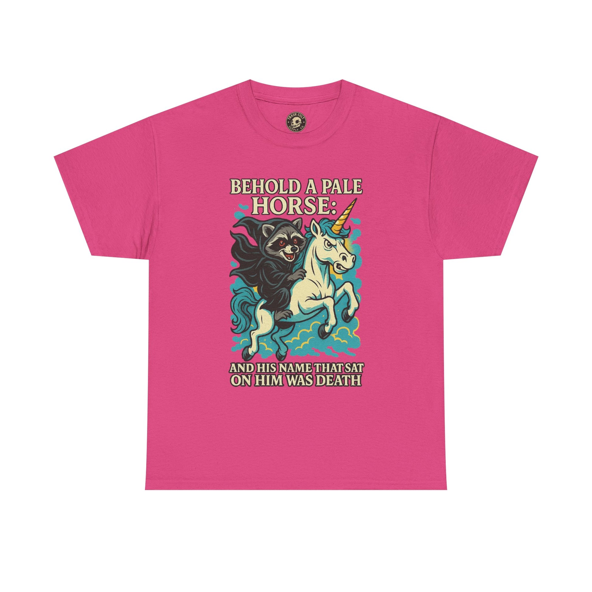 Behold a Pale Horse – Raccoon of Death Shirt | Gildan 5000 Unisex Tee