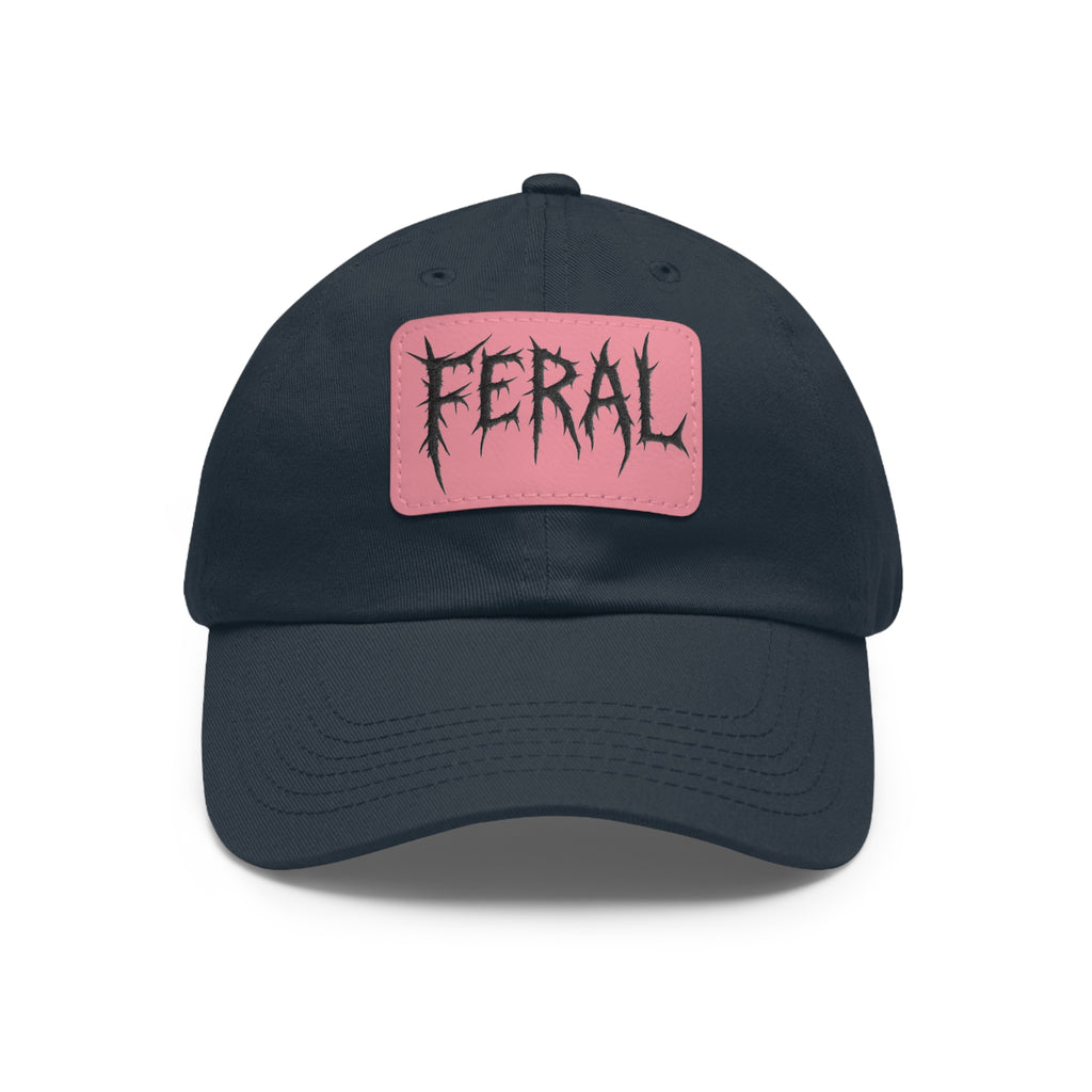 FERAL Embroidered Leather Patch Hat – Trash Cult Supply Co.