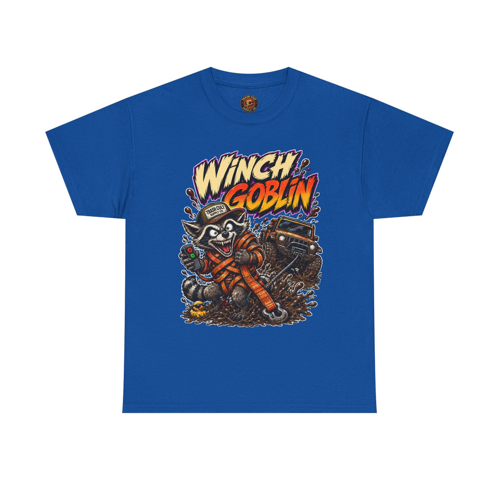 Winch Goblin Tee — Vintage Tow Truck Mechanic Graphic Shirt