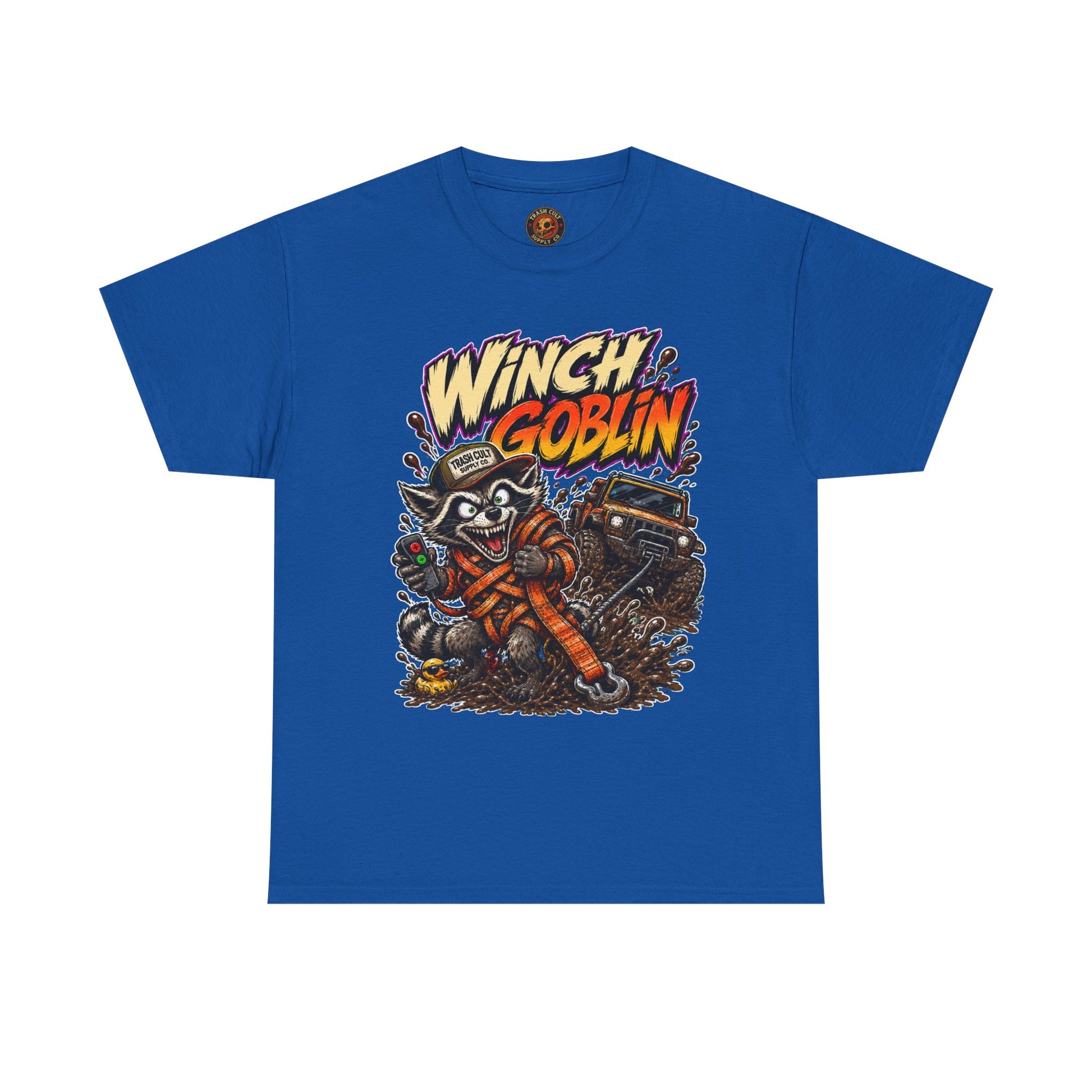 Winch Goblin Tee — Vintage Tow Truck Mechanic Graphic Shirt