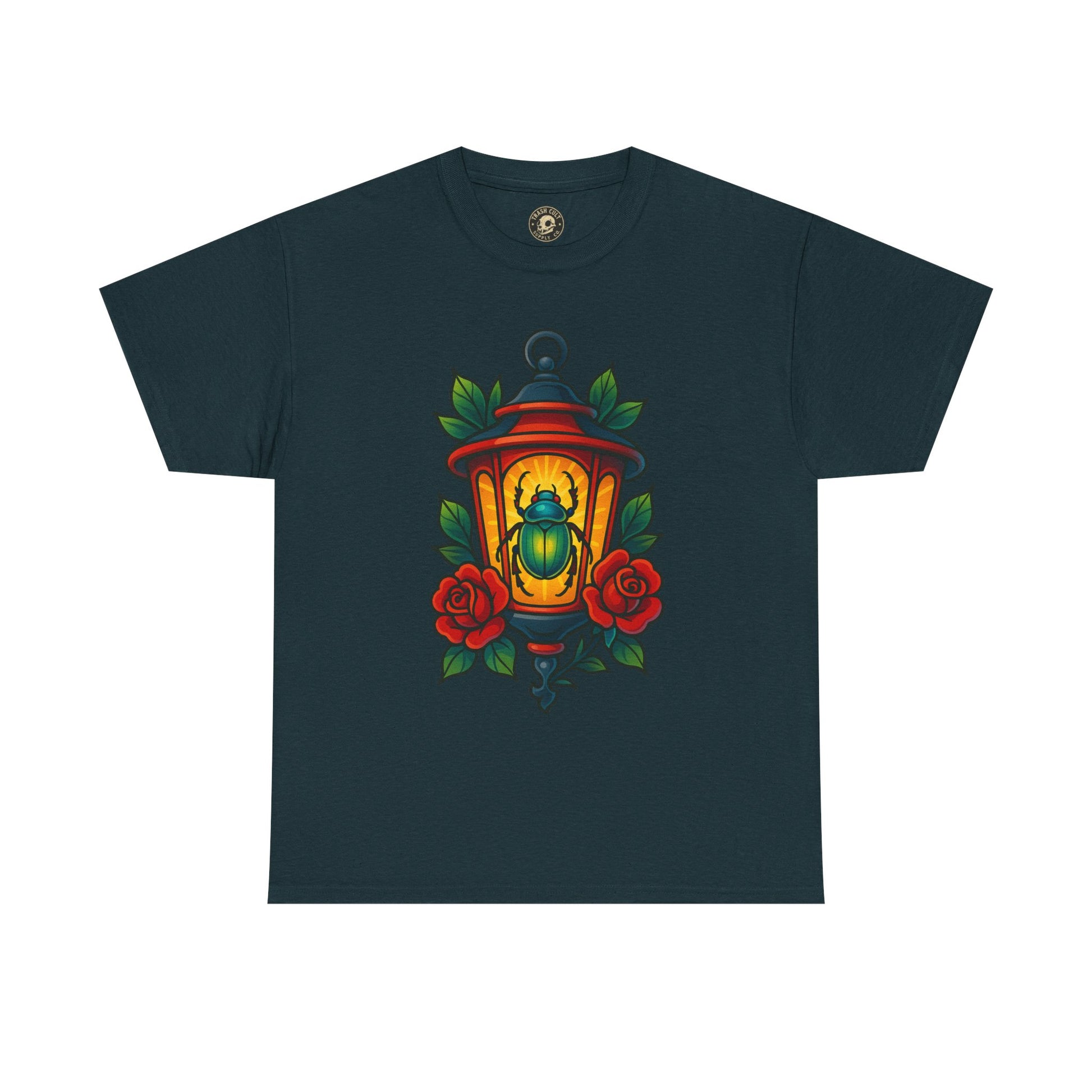 Vintage Lantern Beetle Unisex Heavy Cotton Tee - Eccentric Nature Lover Gift, 90s Aesthetic T-Shirt, Botanical Art Apparel, Summer [...]