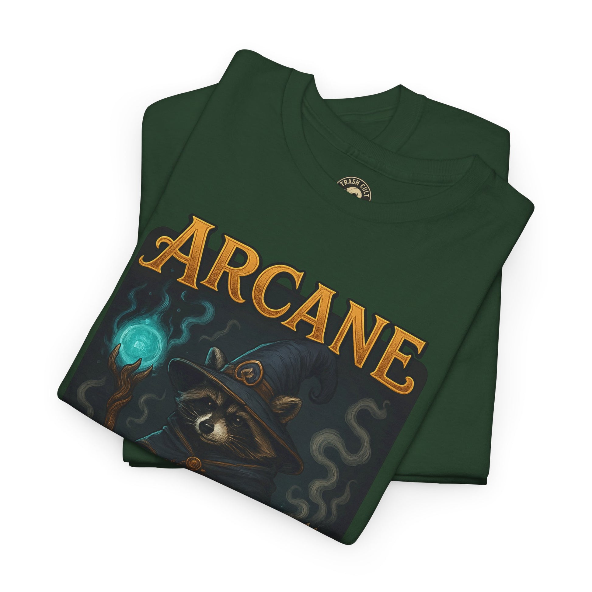 Arcane Trash Cult Unisex Heavy Cotton Tee, Cult Merchandise, Witchy Style, Halloween Tee, Casual Everyday Wear