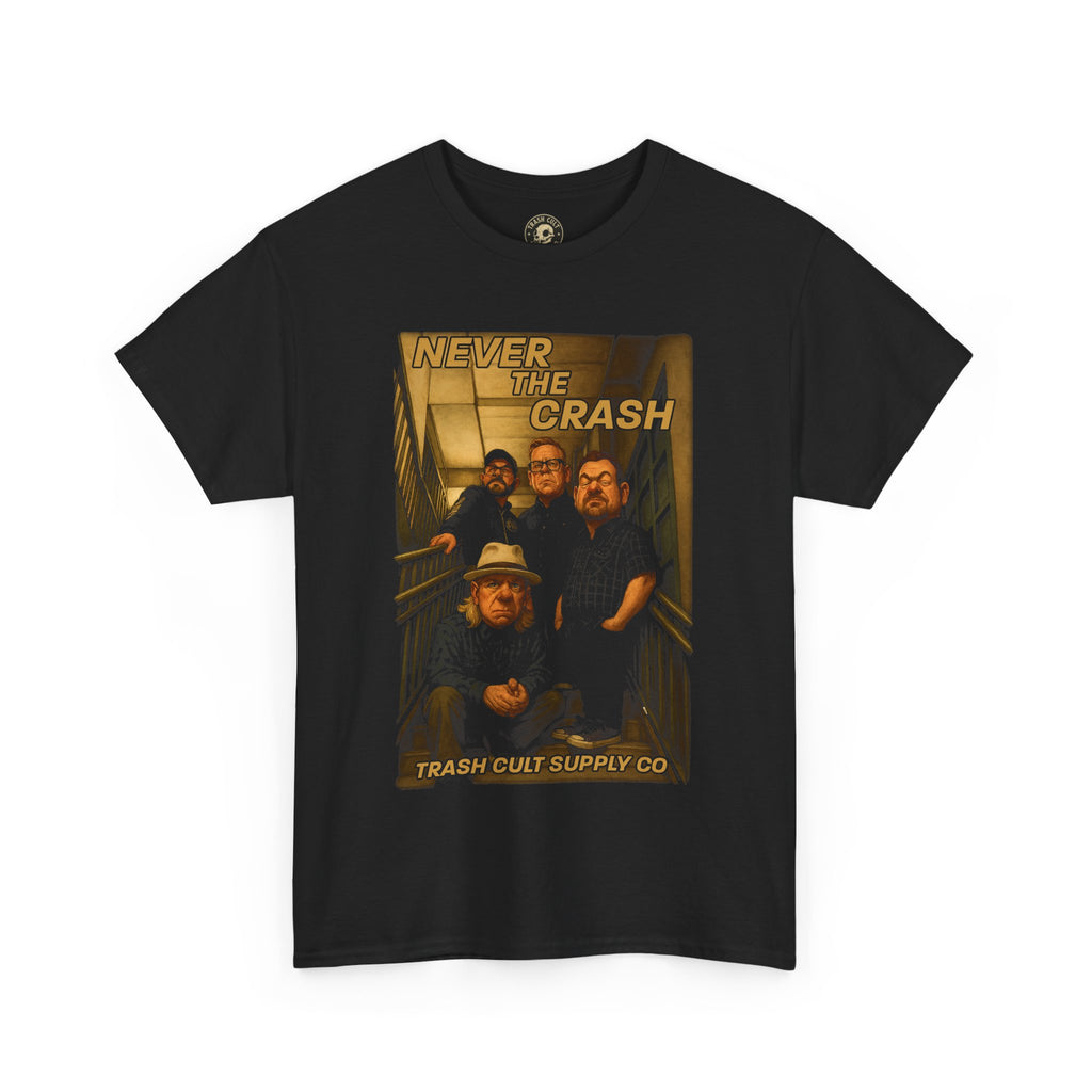 Never The Crash x Trash Cult Supply Co. Band Collab T-Shirt – Limited Edition Streetwear