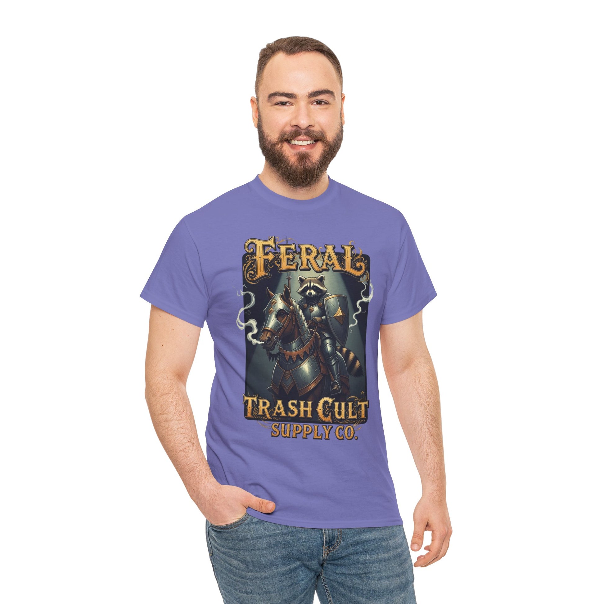 Feral Trash Cult Tee, Unisex Graphic Tee, Cool T-Shirt, Unique Funny Apparel, Gift for Eco Warriors, Casual Wear, Festival Clothing