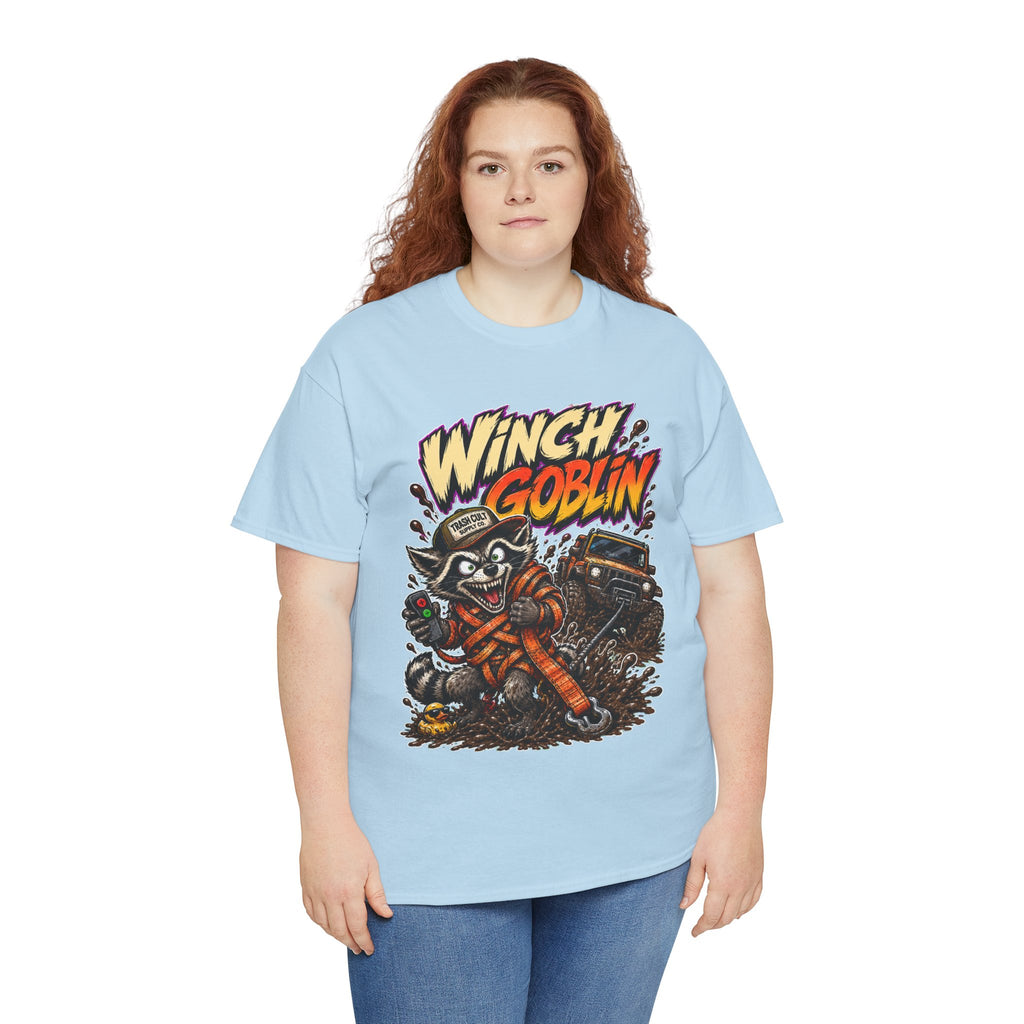 Winch Goblin Tee — Vintage Tow Truck Mechanic Graphic Shirt