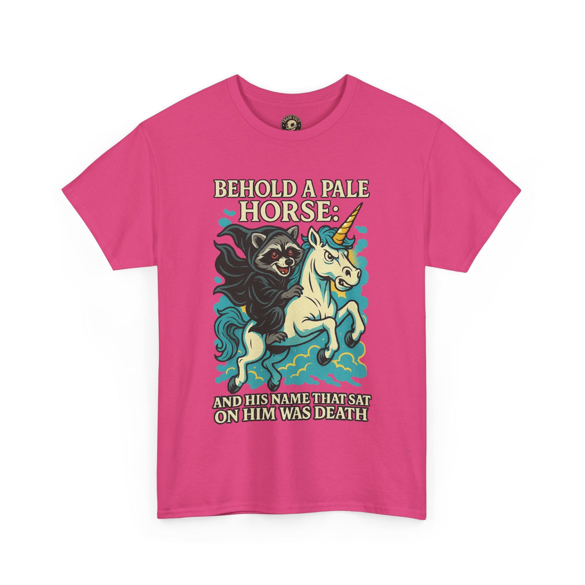 Behold a Pale Horse – Raccoon of Death Shirt | Gildan 5000 Unisex Tee