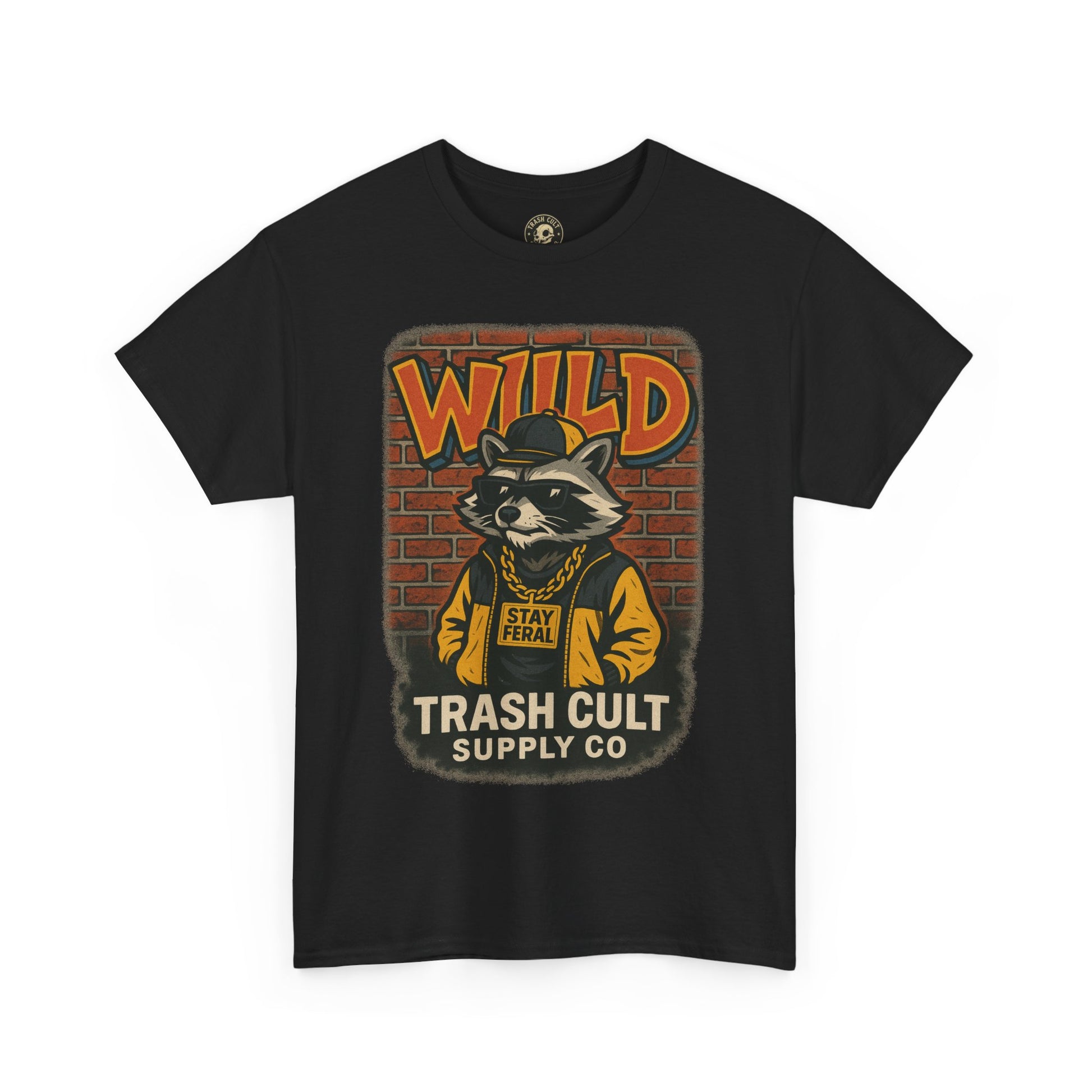 Wild Trash Cult Unisex Tee, Retro Animal T-Shirt, Graphic Tee, Eco-Conscious Apparel, Gift for Nature Lovers, Casual Streetwear