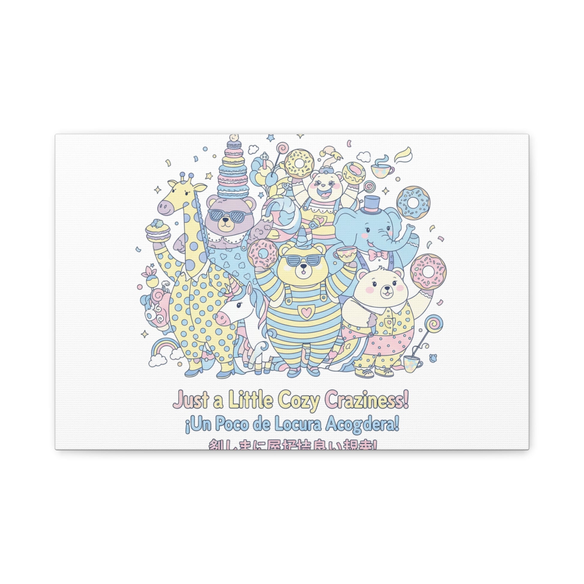 Cozy Craziness Canvas | mildly unhinged cute, whimsical weird