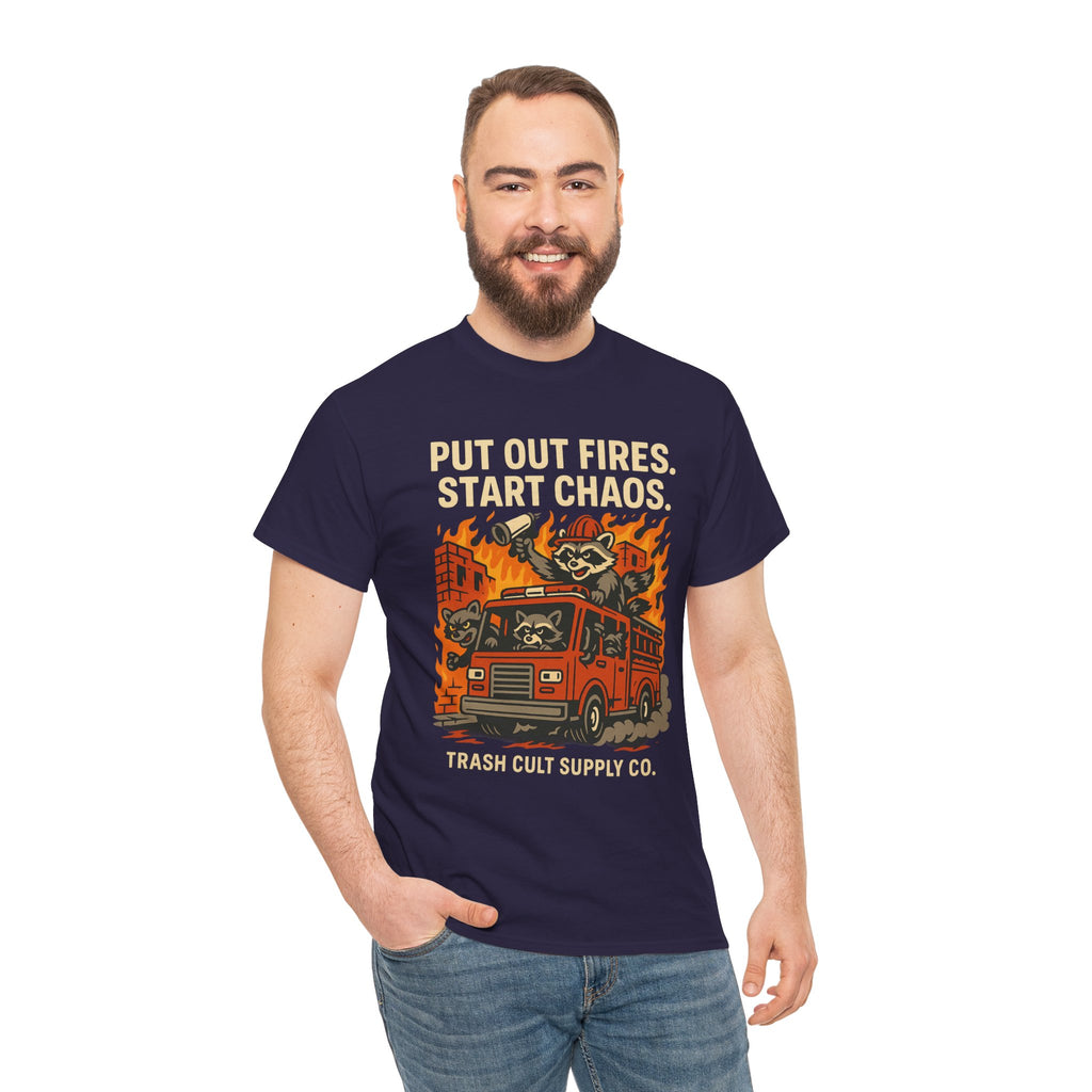Put Out Fires Start Chaos Unisex Heavy Cotton Tee | Funny Firefighter Shirt | Casual Wear | Gift for Firefighter Lovers, Firefighter [...]