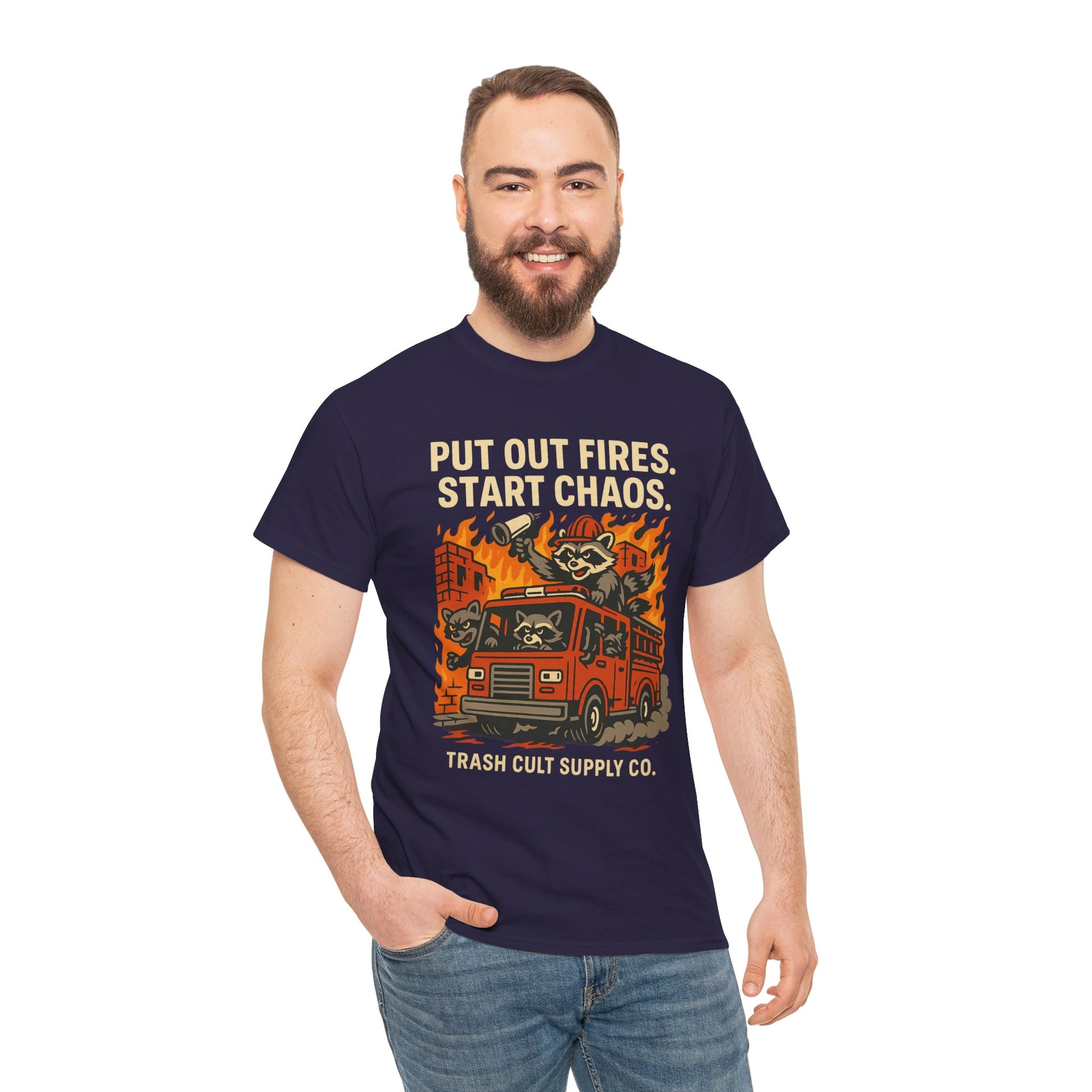 Put Out Fires Start Chaos Unisex Heavy Cotton Tee | Funny Firefighter Shirt | Casual Wear | Gift for Firefighter Lovers, Firefighter [...]