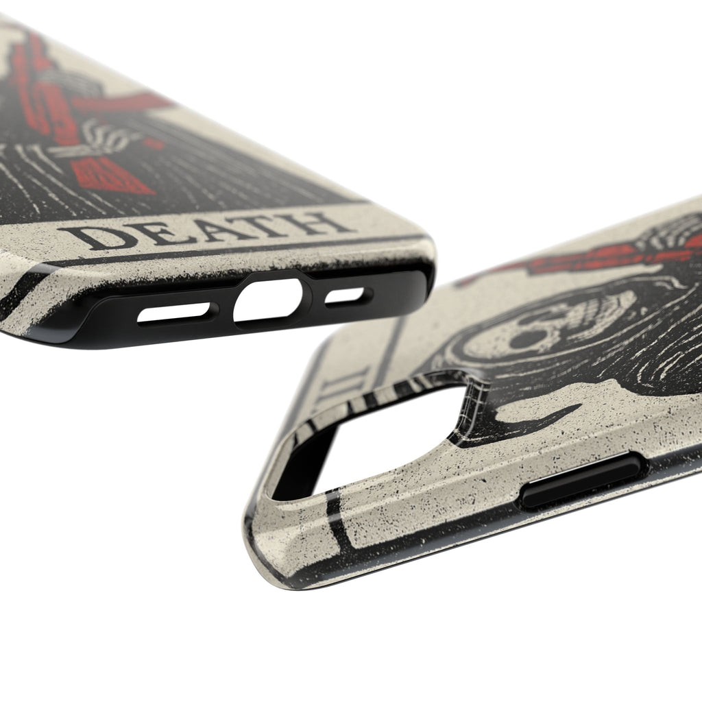 Grim Reaper Phone Case, Tough Phone Case for Gamers, Unique Smartphone Accessories, Halloween Decor, Death-Inspired Gift