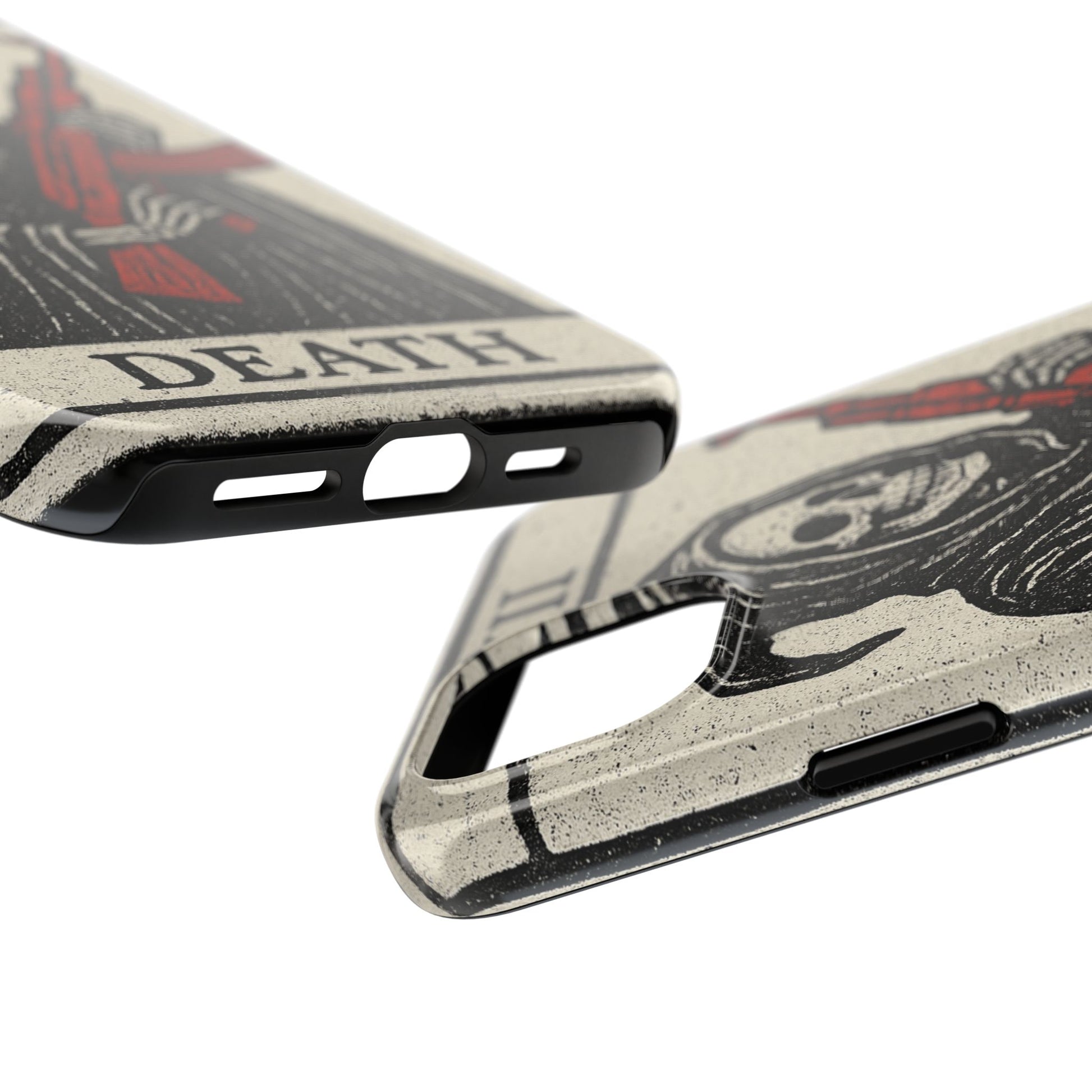 Grim Reaper Phone Case, Tough Phone Case for Gamers, Unique Smartphone Accessories, Halloween Decor, Death-Inspired Gift