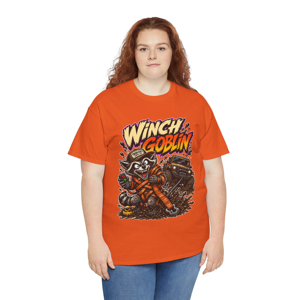 Winch Goblin Tee — Vintage Tow Truck Mechanic Graphic Shirt