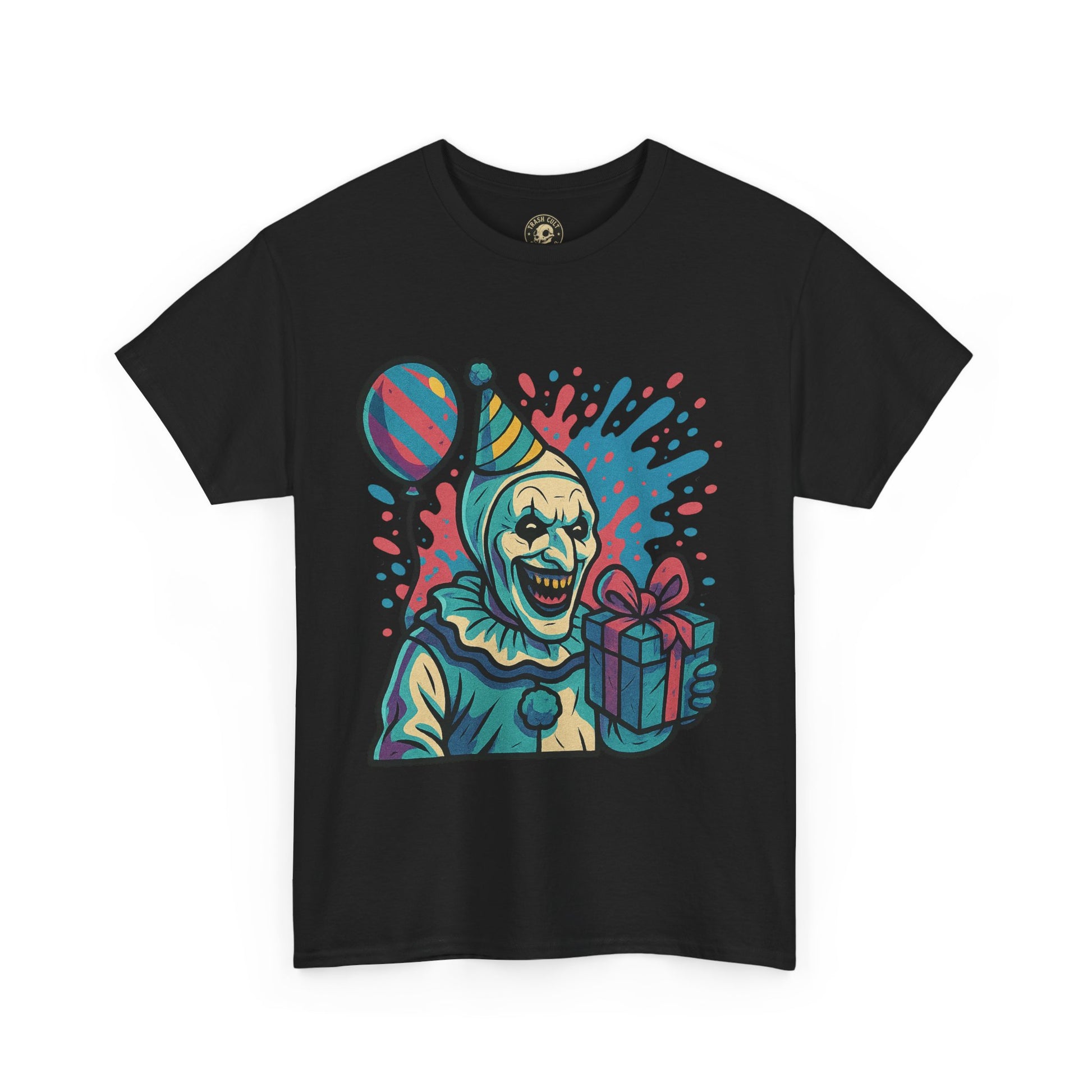 Art the Clown Birthday Shirt – New School Graffiti Horror Tee on Gildan 5000