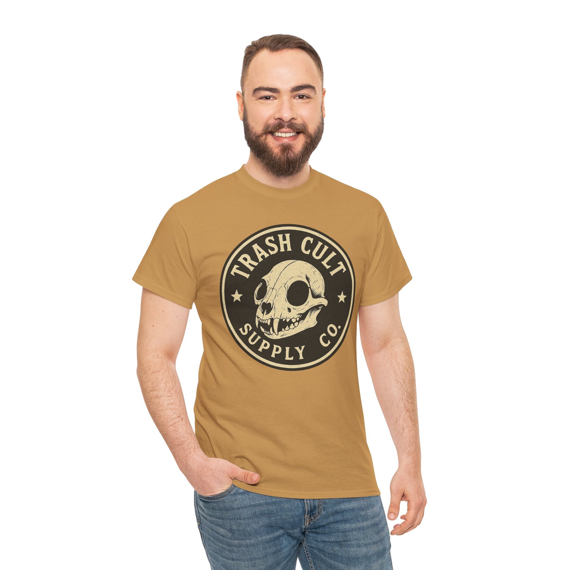 Trash Cult Skull - Stay Feral Culture Vibe, Streetwear Gift, Casual Outfit, Festival Wear, Trendy Apparel, Unique Present