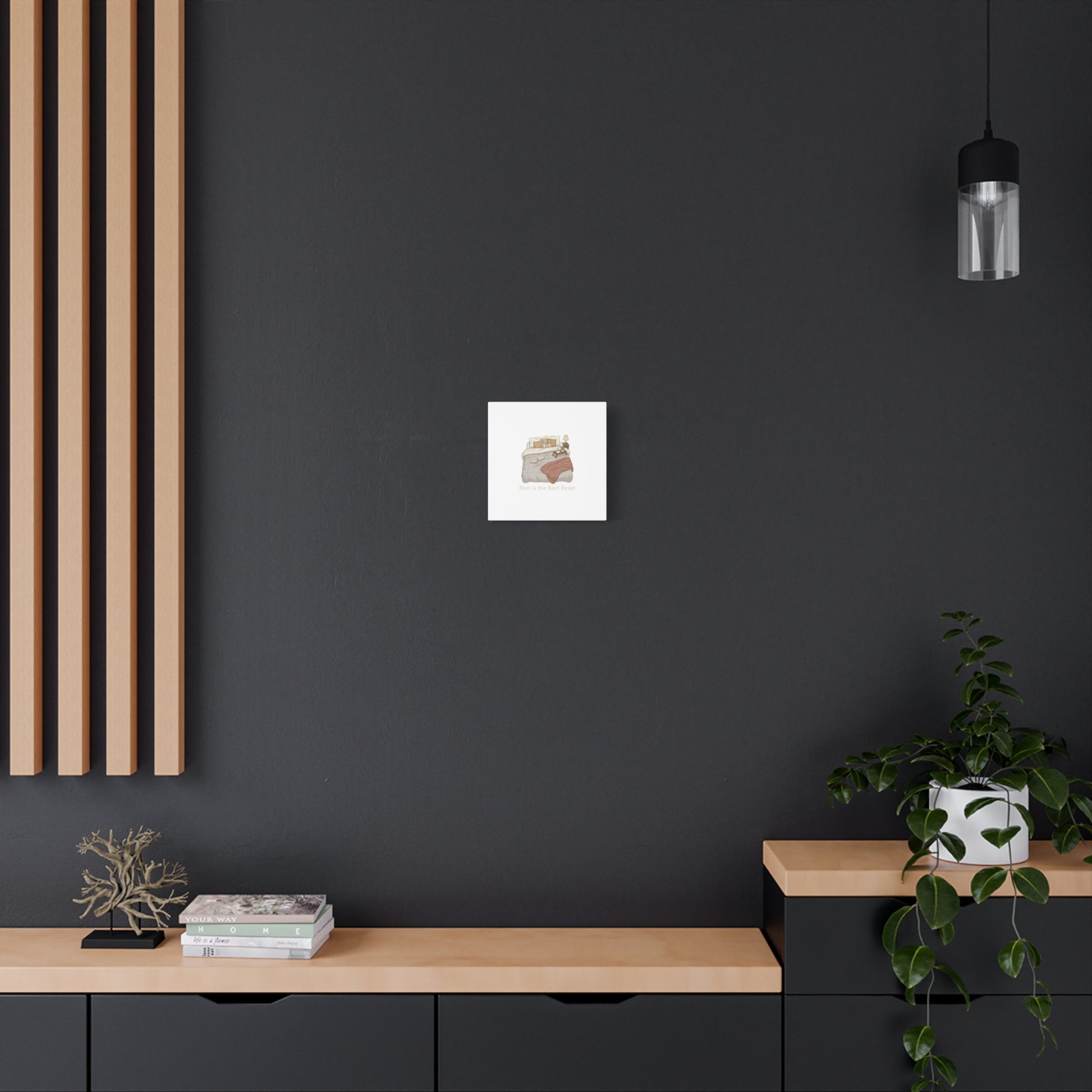 Rest is the Best Reset Canvas | sleepy humor, restful vibes