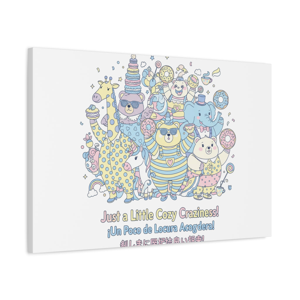 Cozy Craziness Canvas | mildly unhinged cute, whimsical weird