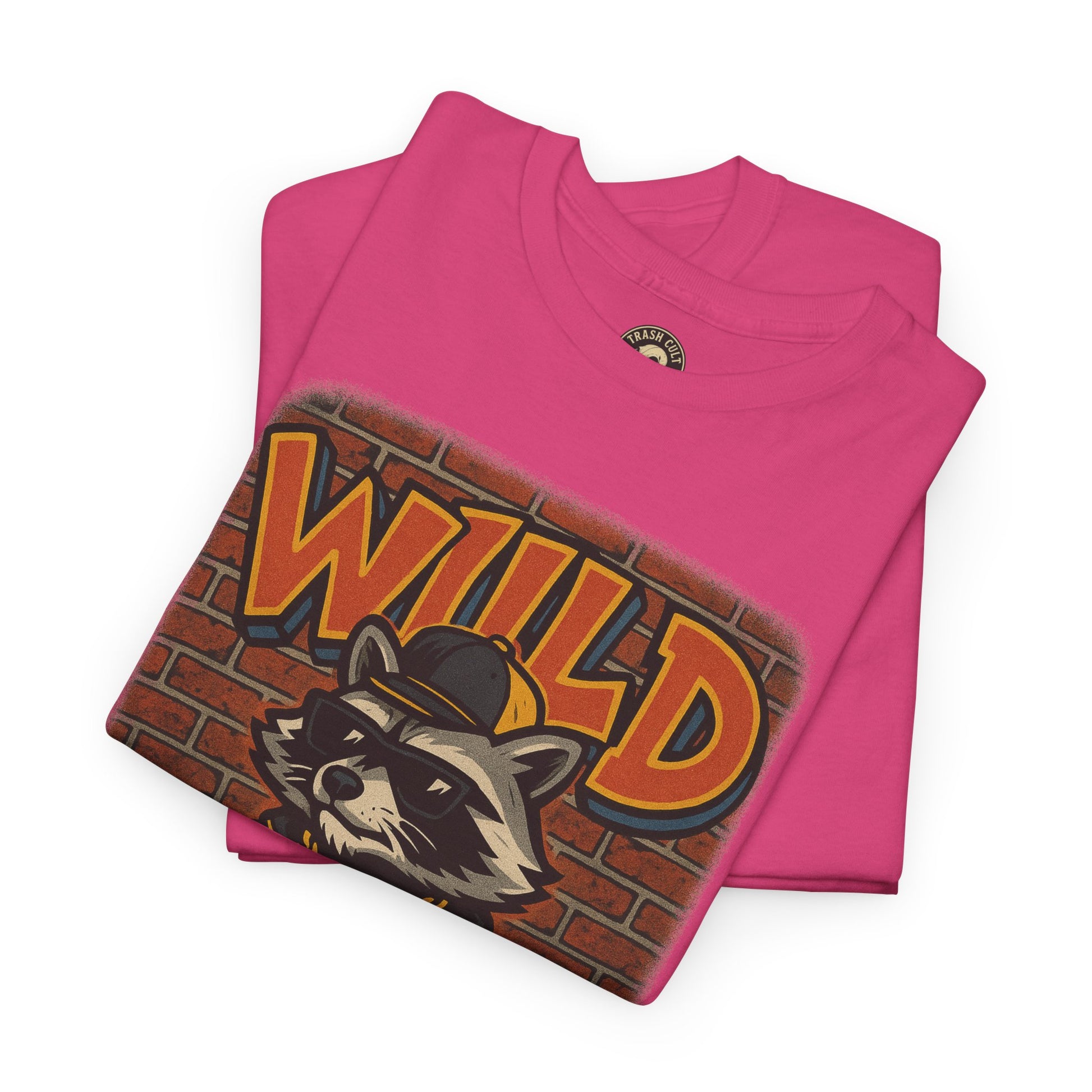 Wild Trash Cult Unisex Tee, Retro Animal T-Shirt, Graphic Tee, Eco-Conscious Apparel, Gift for Nature Lovers, Casual Streetwear