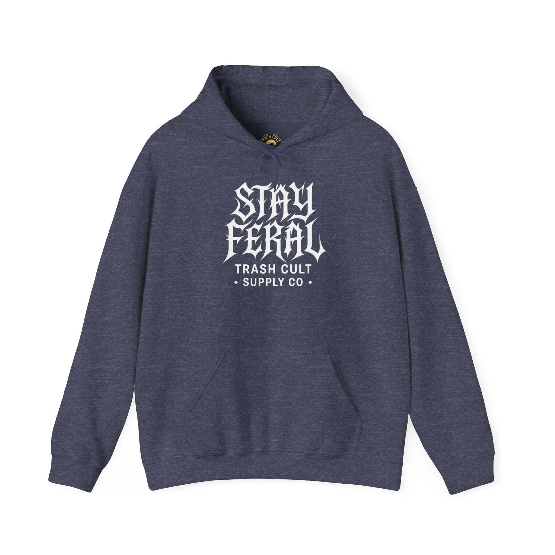 Stay Feral Gothic Hoodie – Trash Cult Supply Co Unisex Pullover