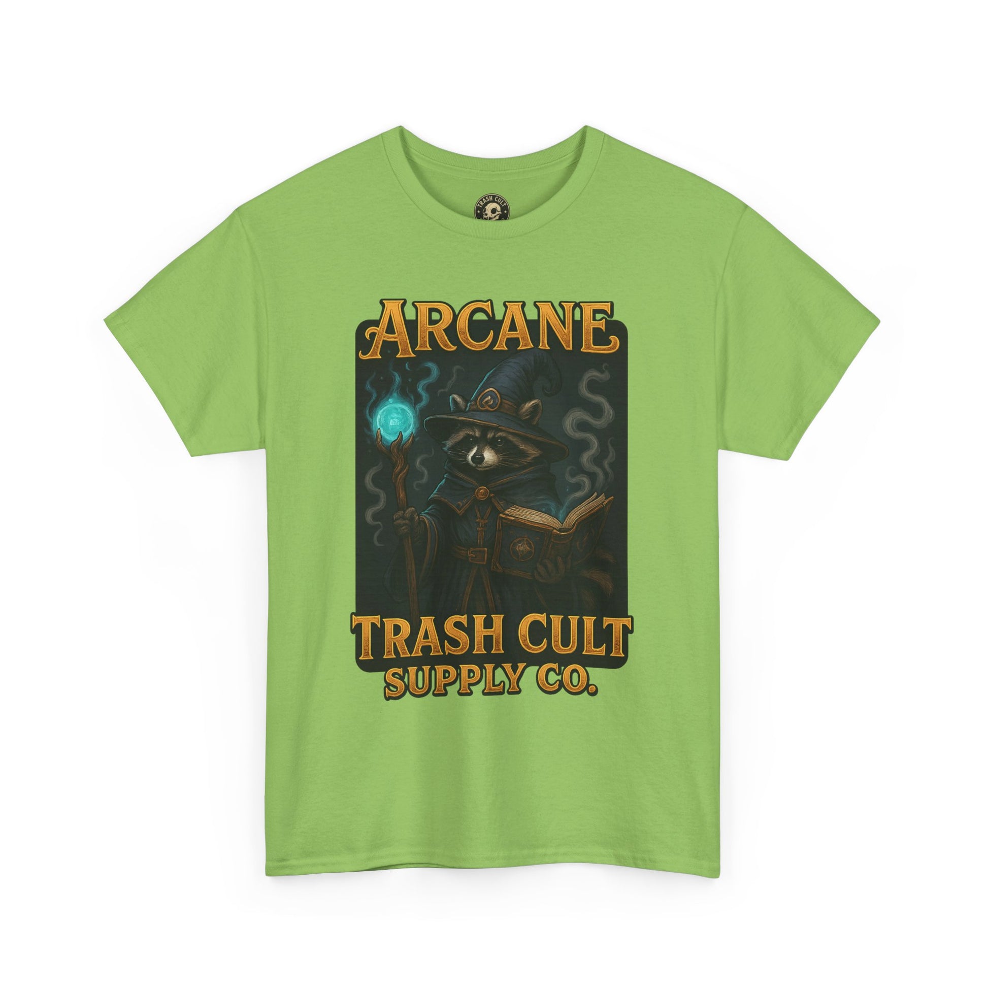 Arcane Trash Cult Unisex Heavy Cotton Tee, Cult Merchandise, Witchy Style, Halloween Tee, Casual Everyday Wear