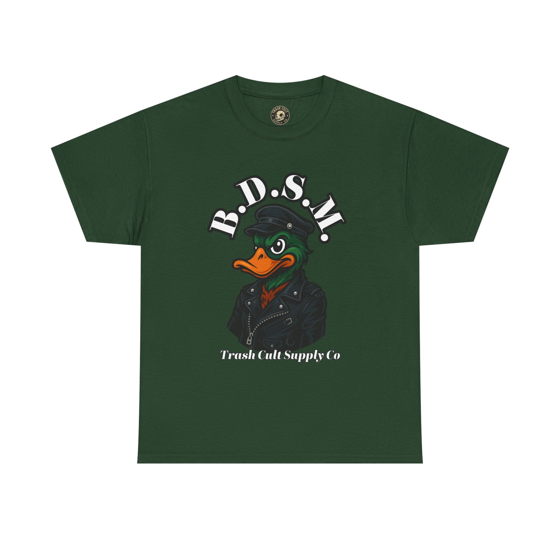 BDSM Mallard Duck Biker Shirt – Funny Biker Duck Tee on Gildan 5000