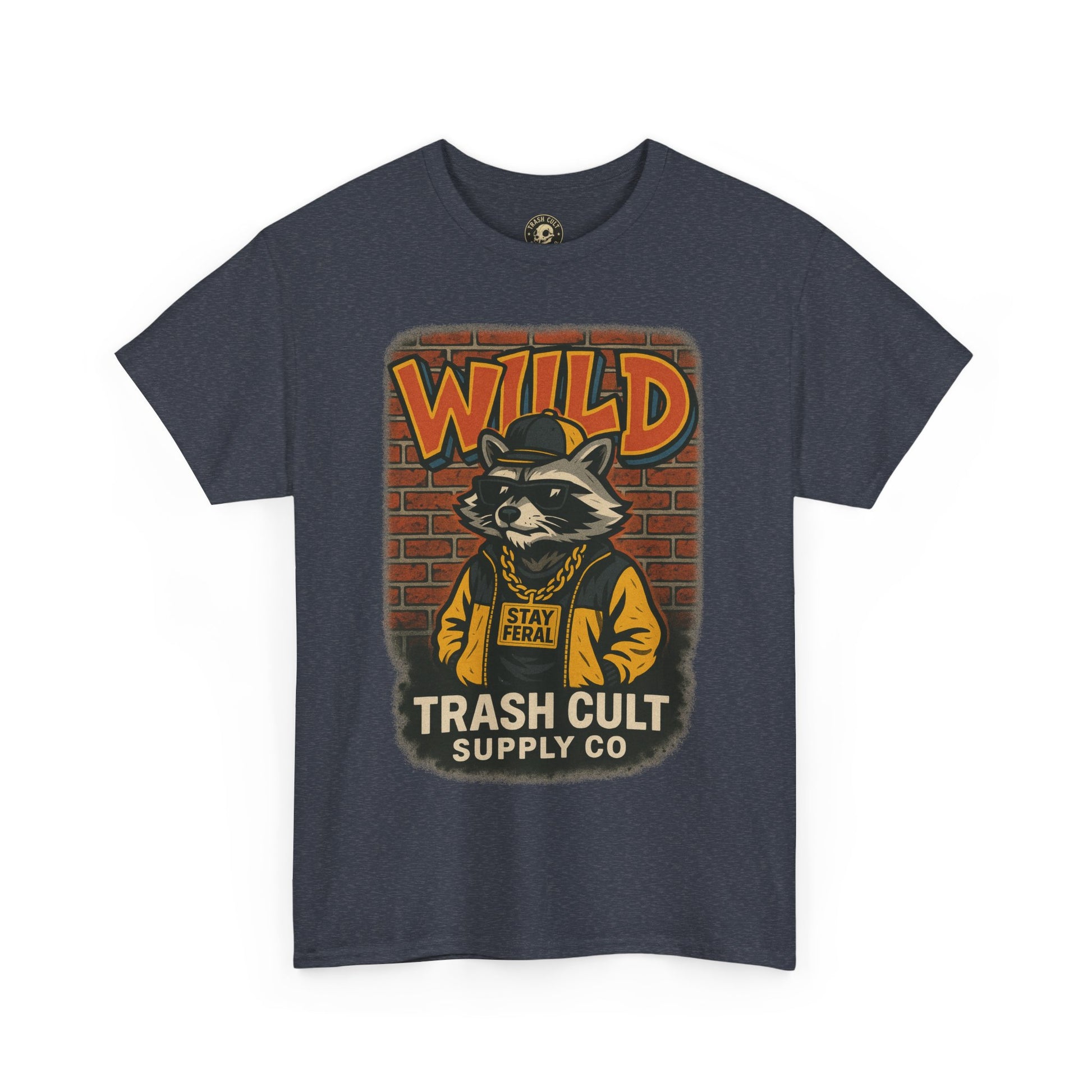 Wild Trash Cult Unisex Tee, Retro Animal T-Shirt, Graphic Tee, Eco-Conscious Apparel, Gift for Nature Lovers, Casual Streetwear