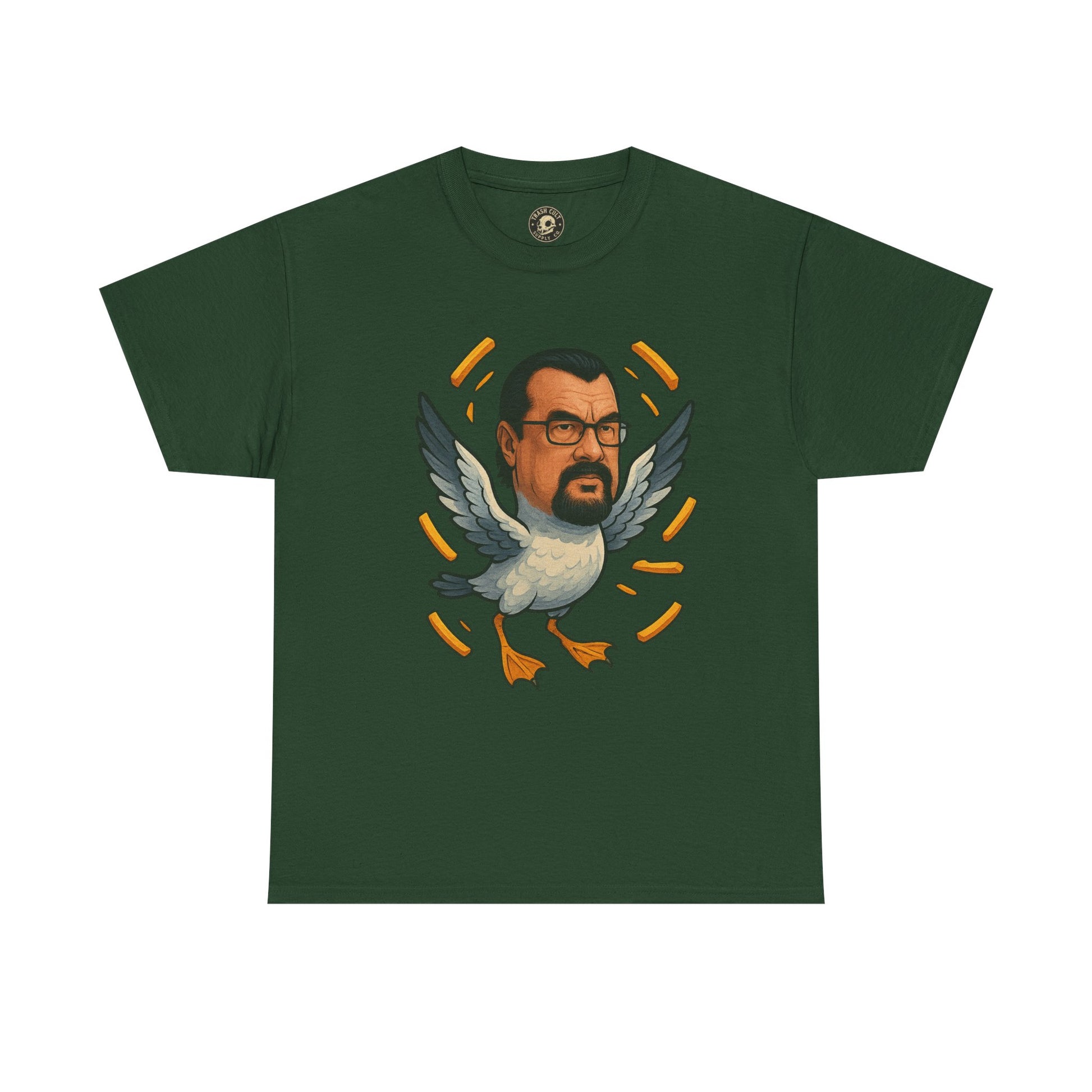 Steven Seagull Shirt – Funny New School Caricature Tee | Gildan 5000 Unisex Cotton Shirt