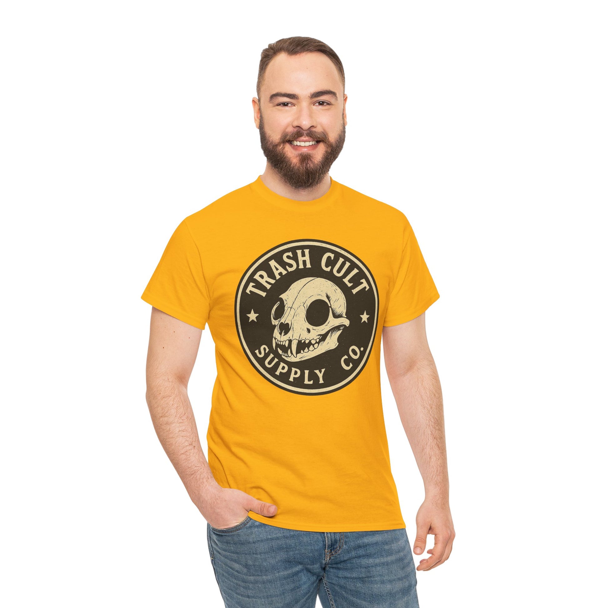 Trash Cult Skull - Stay Feral Culture Vibe, Streetwear Gift, Casual Outfit, Festival Wear, Trendy Apparel, Unique Present