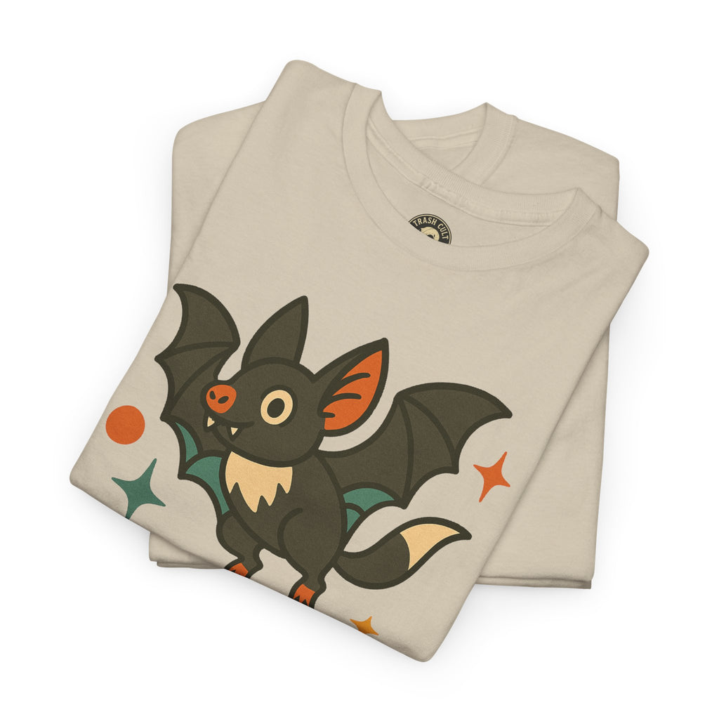 Trash Cult Supply Co. Unisex Heavy Cotton Tee - Fun Graphic Tee for Casual Wear, Perfect Gift for Bat Lovers, Halloween T-Shirt, [...]