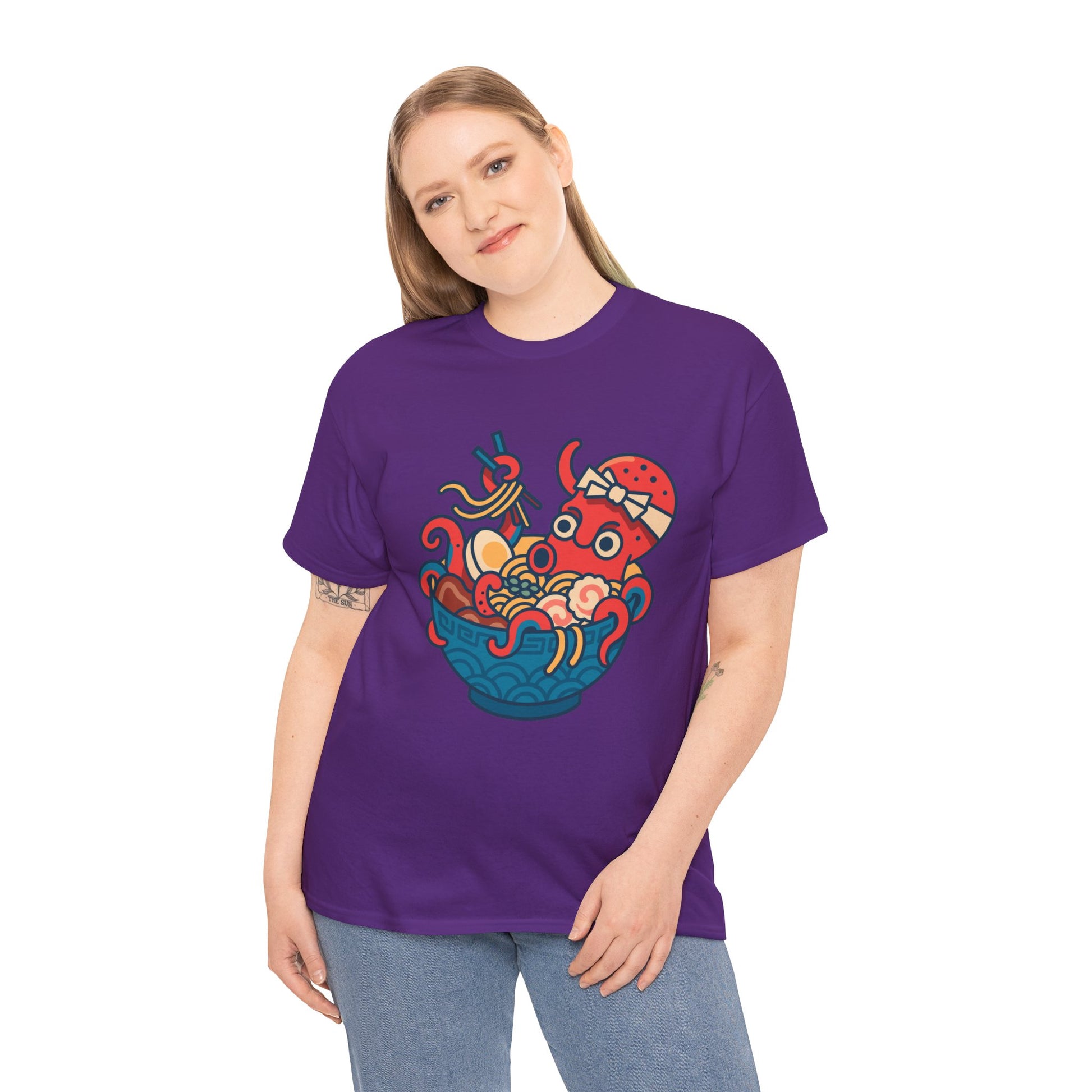 Octopus Ramen Bowl Shirt – Funny Japanese Noodle Graphic Tee