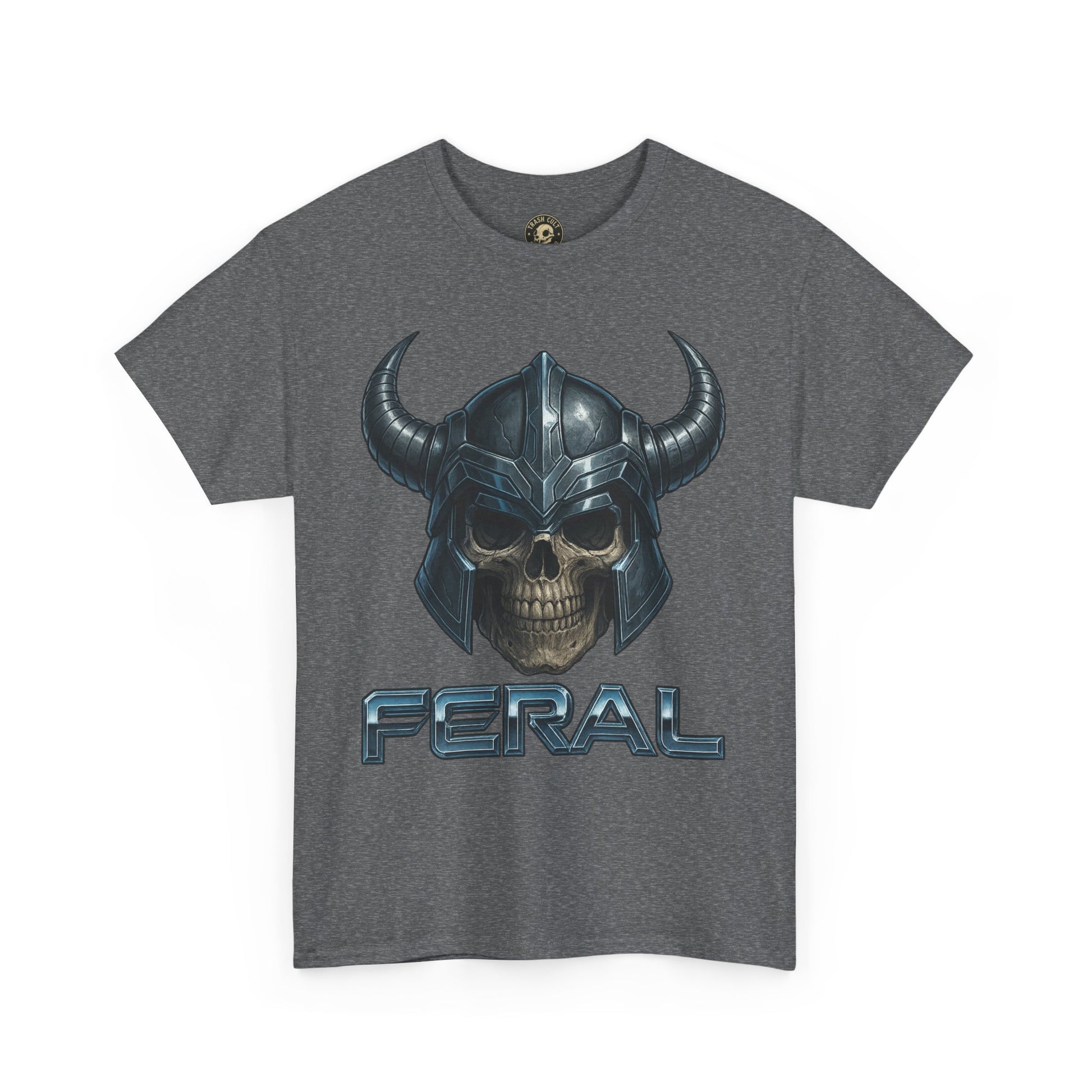 Feral Skull Graphic Tee, Unisex Cotton Shirt, Casual Wear, Gamer Apparel, Unique Gift for Fans