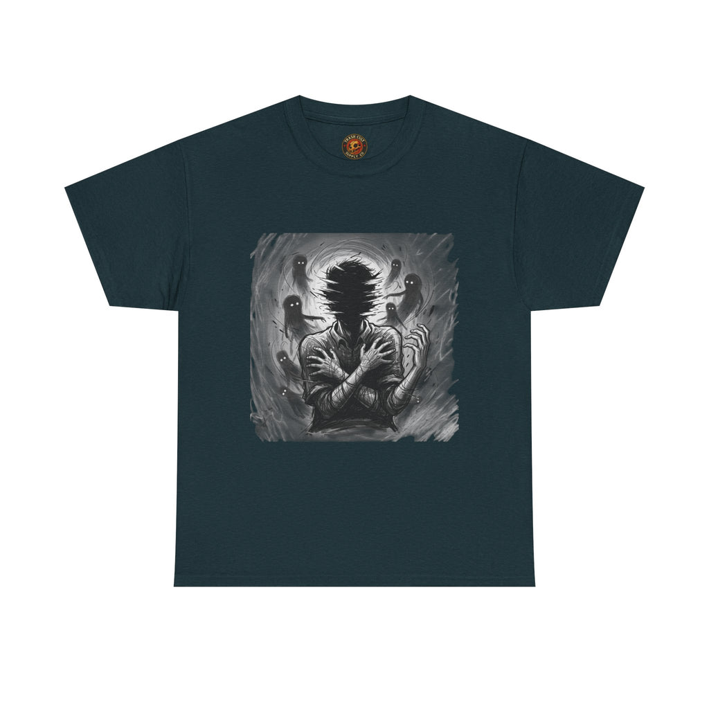 Xian Allen x Trash Cult Shirt – “Don’t Let Them In” | Ghost Spiral Emotional Horror Tee