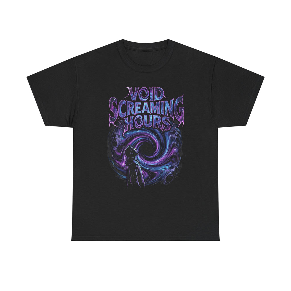 Void Screaming Hours Tee — Gothic Cosmic Horror T‑Shirt
