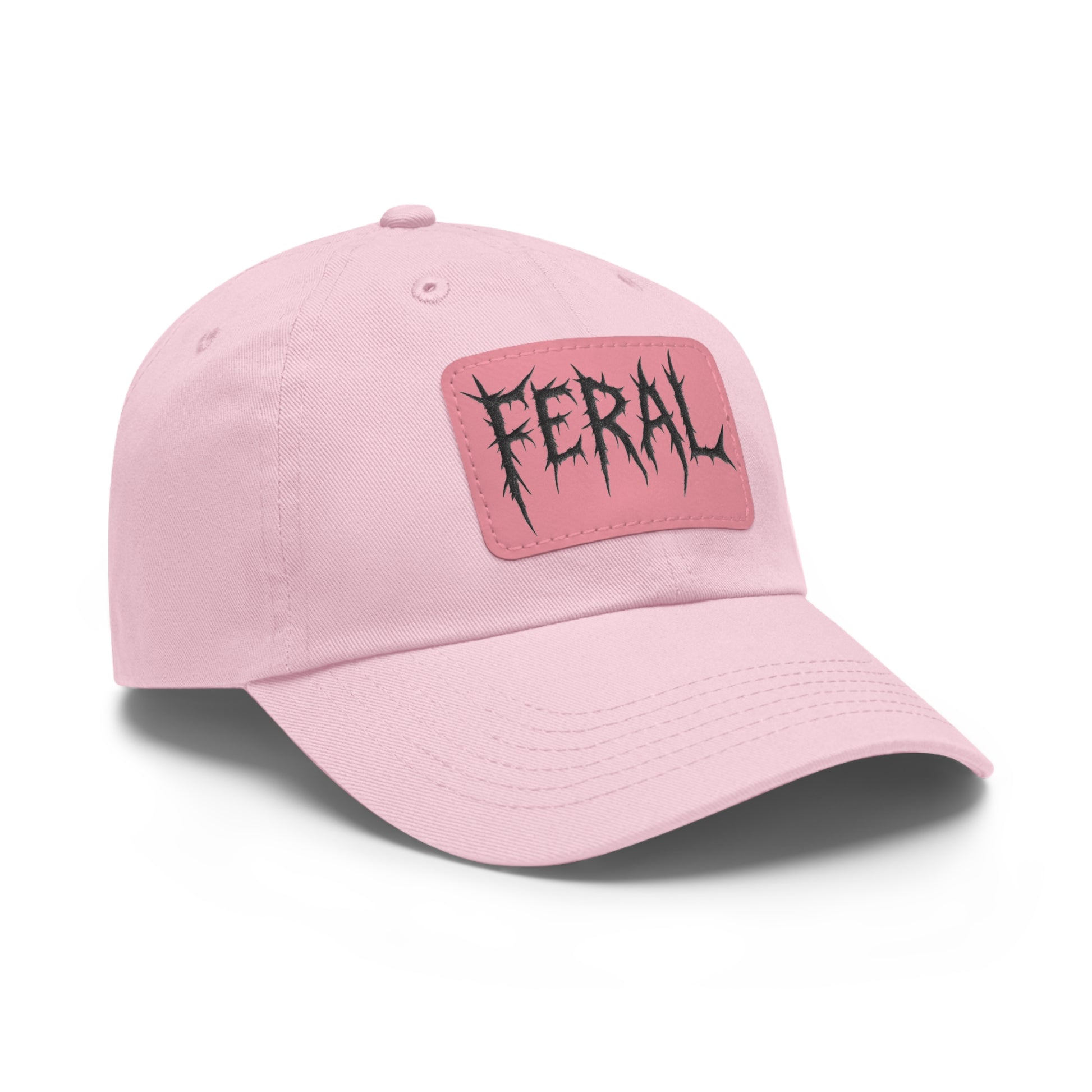 FERAL Embroidered Leather Patch Hat – Trash Cult Supply Co.