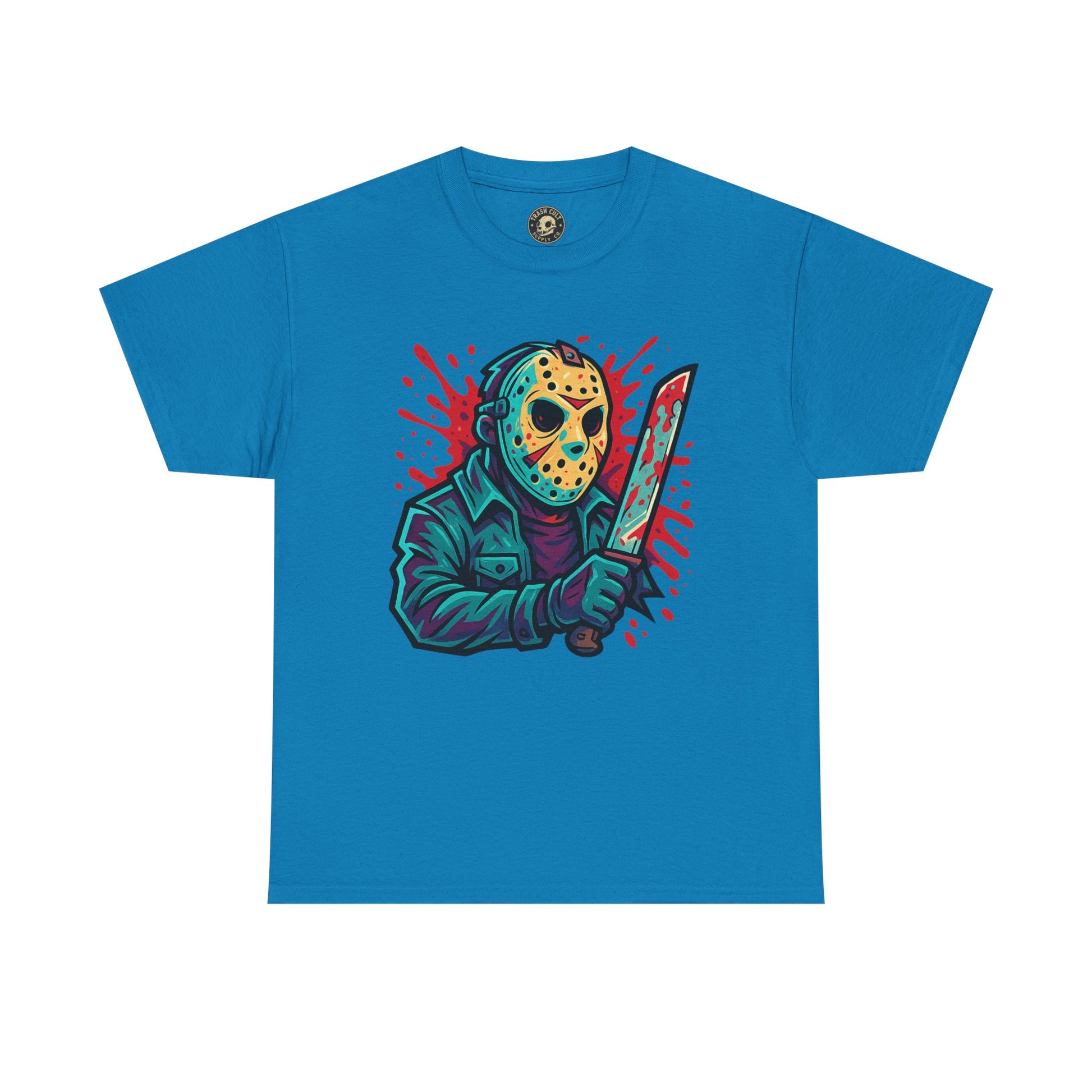 Jason Voorhees Graffiti Shirt – New School Horror Art on Gildan 5000