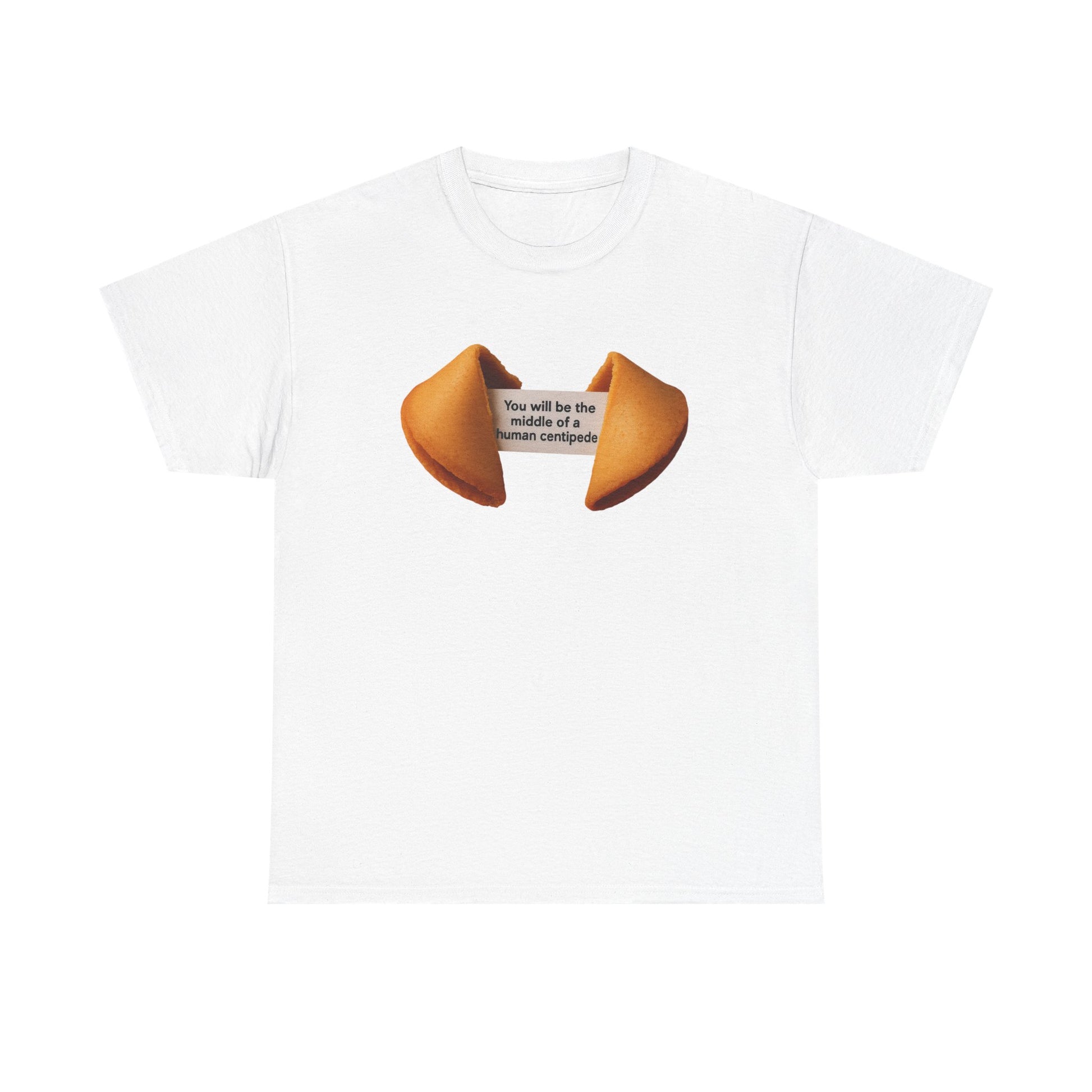 Fortune Cookie Unisex Heavy Cotton Tee - Positive Vibes Shirt