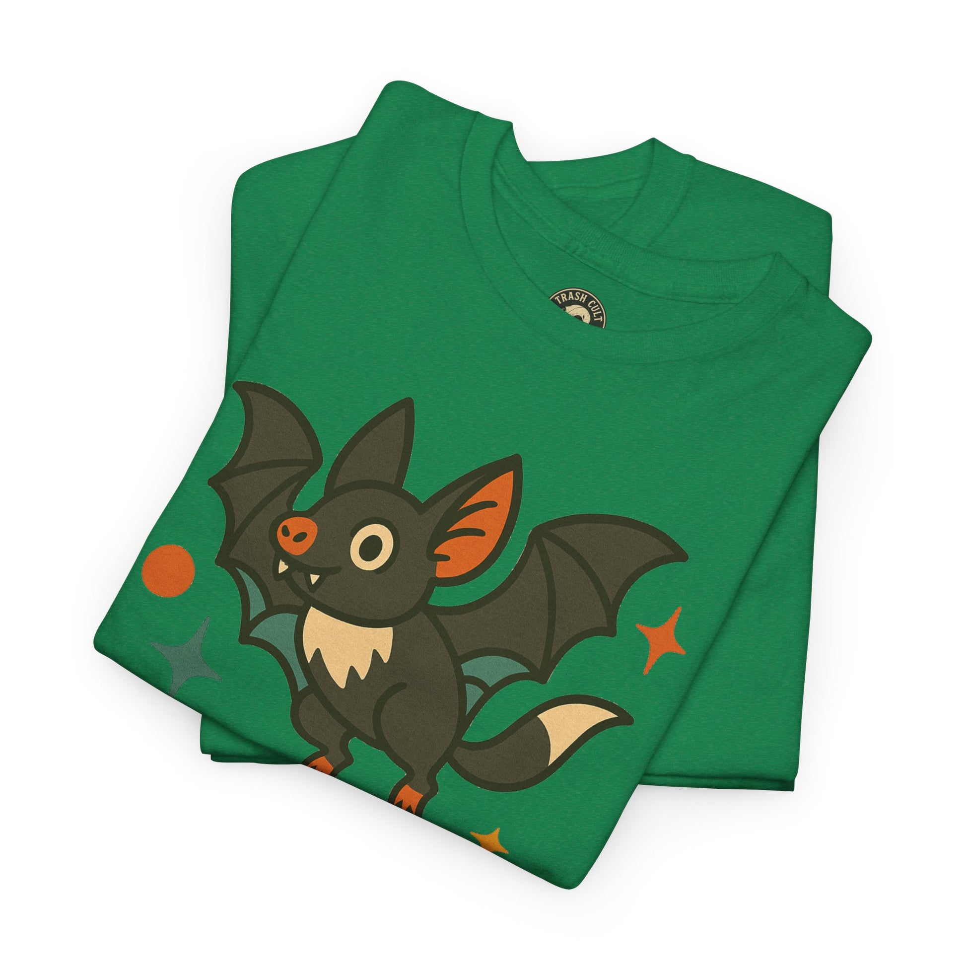 Trash Cult Supply Co. Unisex Heavy Cotton Tee - Fun Graphic Tee for Casual Wear, Perfect Gift for Bat Lovers, Halloween T-Shirt, [...]