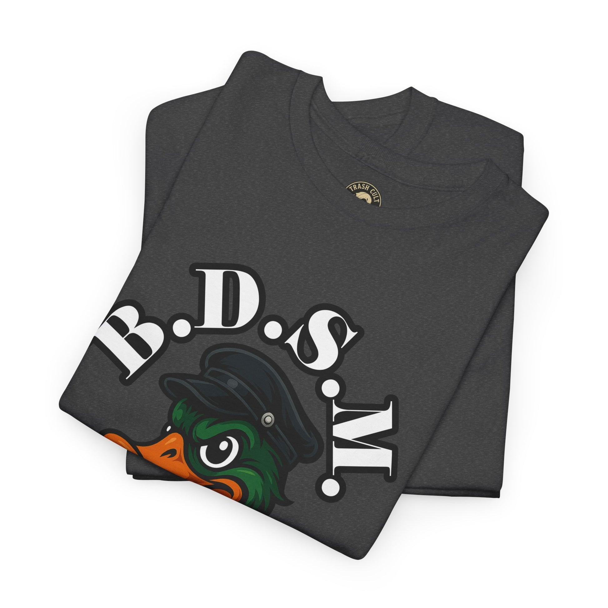 BDSM Mallard Duck Biker Shirt – Funny Biker Duck Tee on Gildan 5000