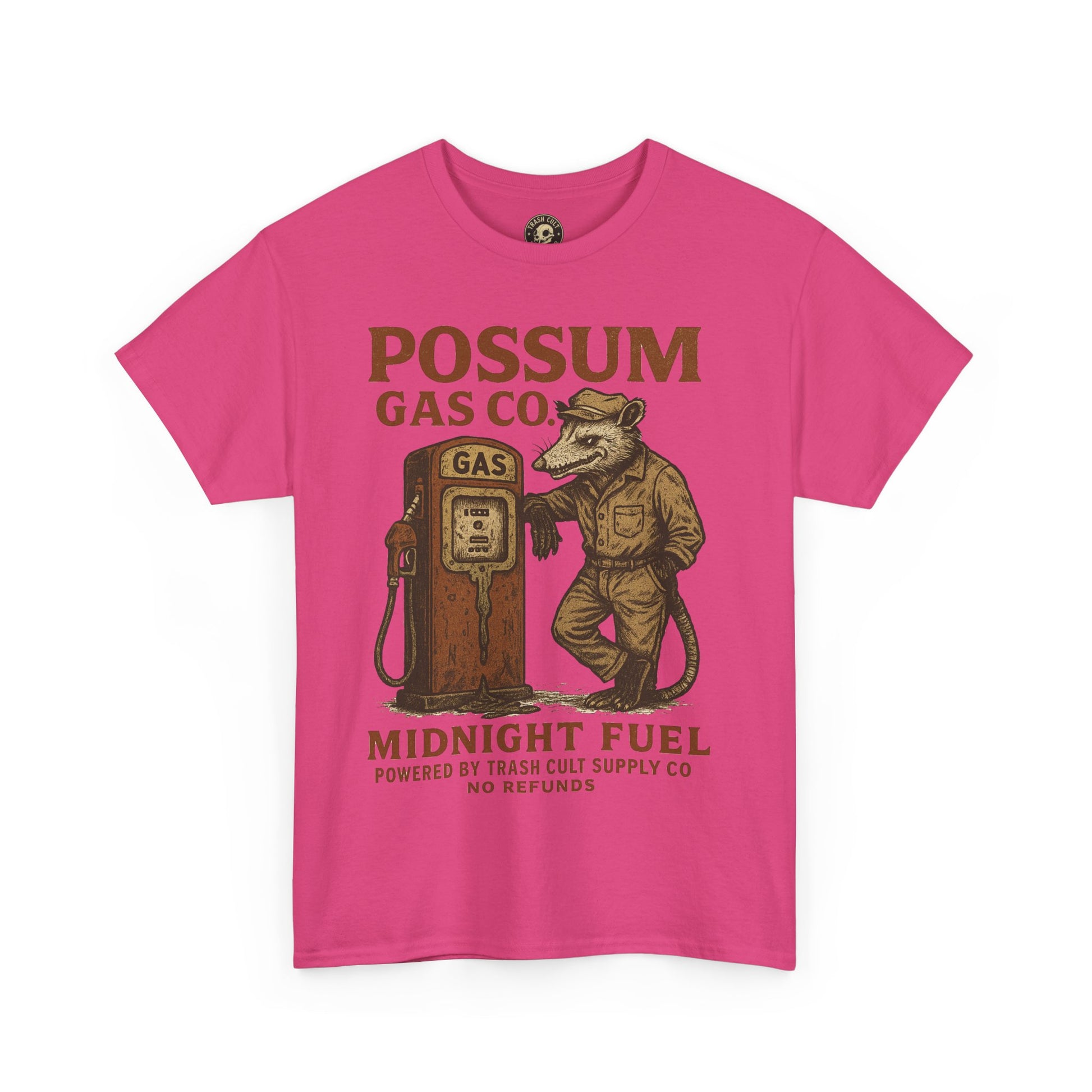 Possum Gas Co. Vintage Feral Mechanic Shirt – Trash Cult Supply Co. – Gildan 5000