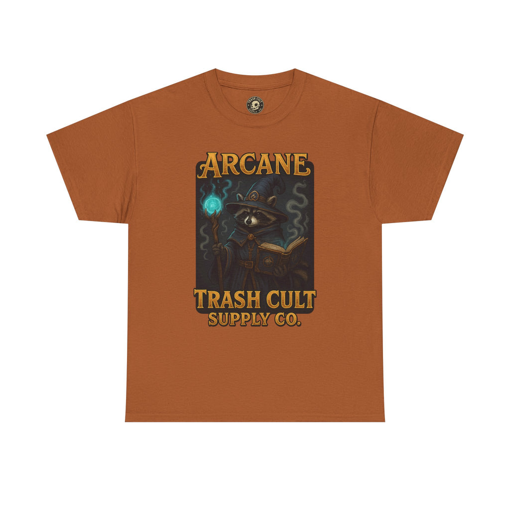Arcane Trash Cult Unisex Heavy Cotton Tee, Cult Merchandise, Witchy Style, Halloween Tee, Casual Everyday Wear