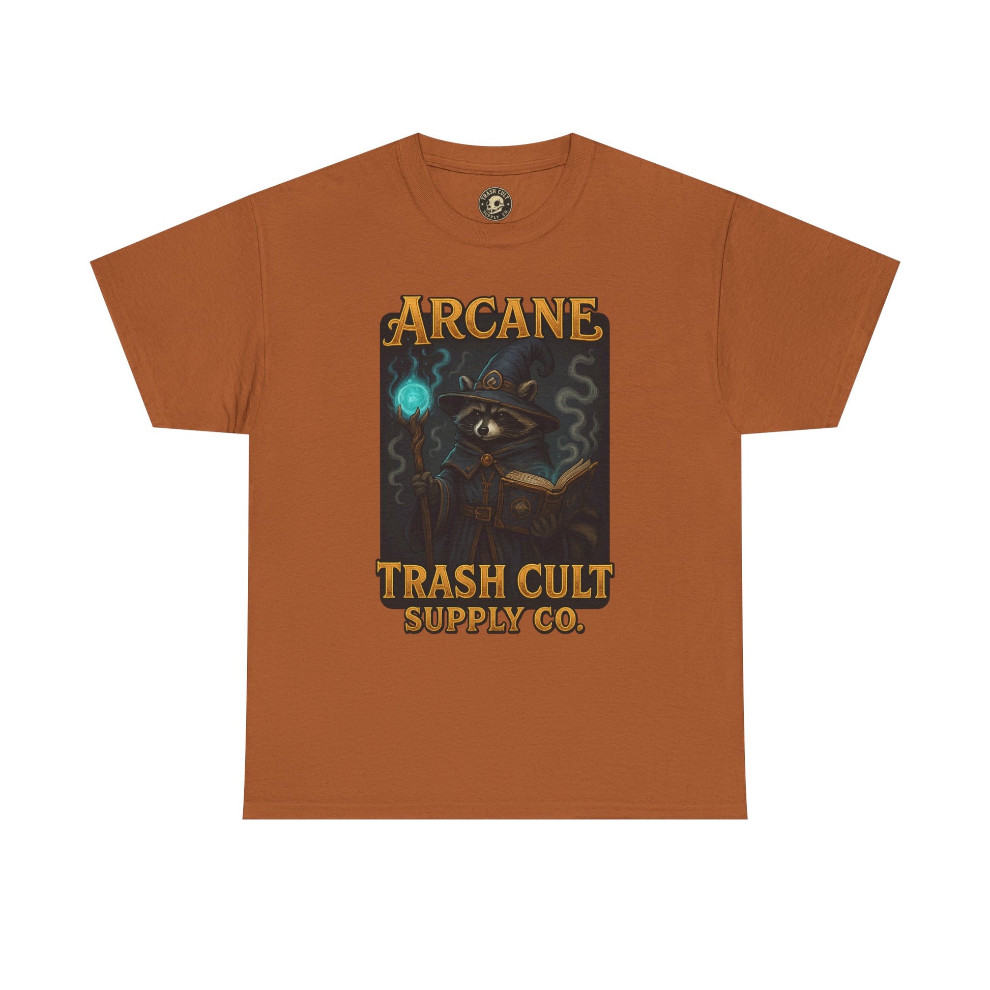 Arcane Trash Cult Unisex Heavy Cotton Tee, Cult Merchandise, Witchy Style, Halloween Tee, Casual Everyday Wear