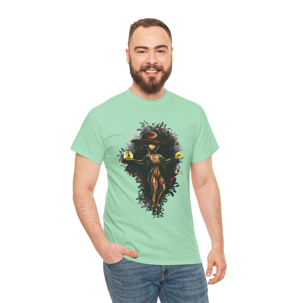 Mushroom Spirit T-Shirt – Lara Davenport x Trash Cult Supply Co. Collab (Gildan 5000)