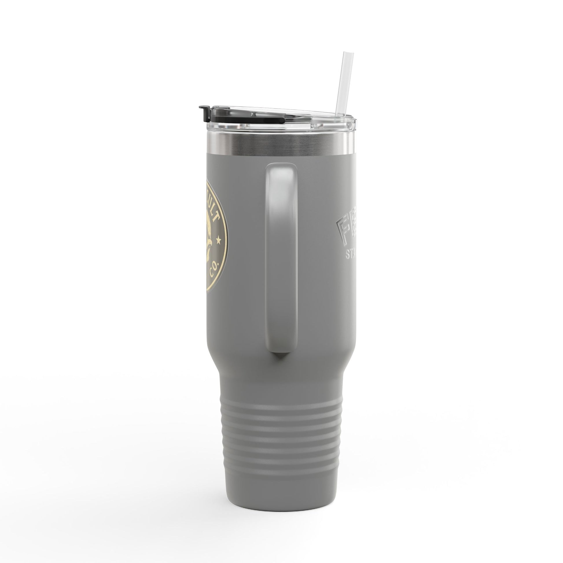 40oz Insulated Travel Mug with Handle – Leak-Proof Stainless Steel Tumbler for Hot & Cold Drinks | Trash Cult / FERAL Edition