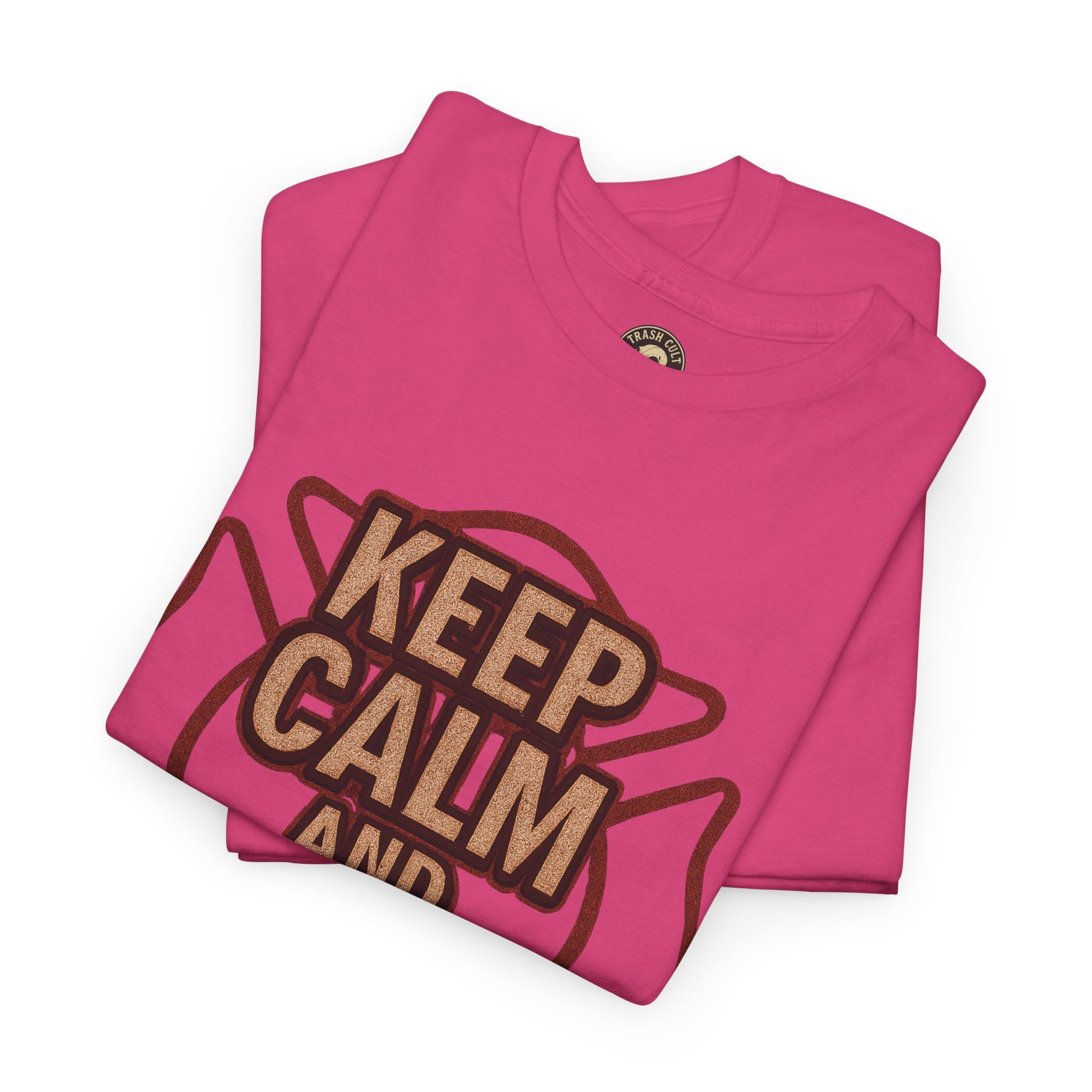 Keep Calm and Charge the Line Firefighter Shirt – Gildan 5000 Tee