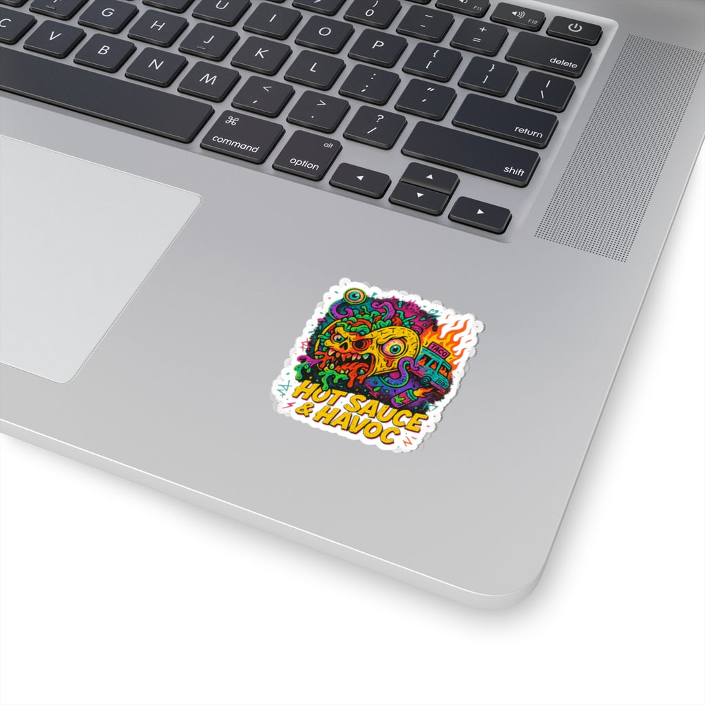 Hot Sauce & Havoc – Limited Edition Kiss Cut Sticker | Illuminasty Drop