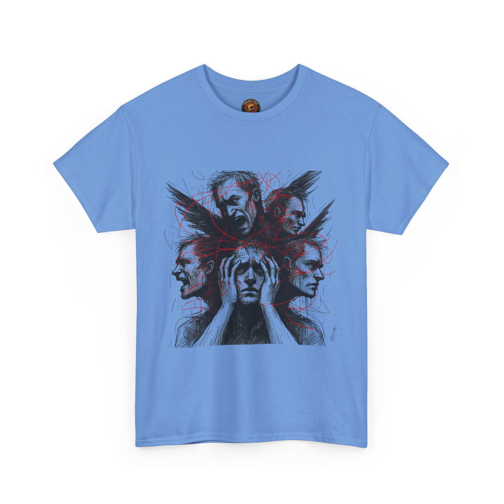 Xian Allen x Trash Cult Shirt – “Loud Inside My Head” | Dark Illustrative Art Tee