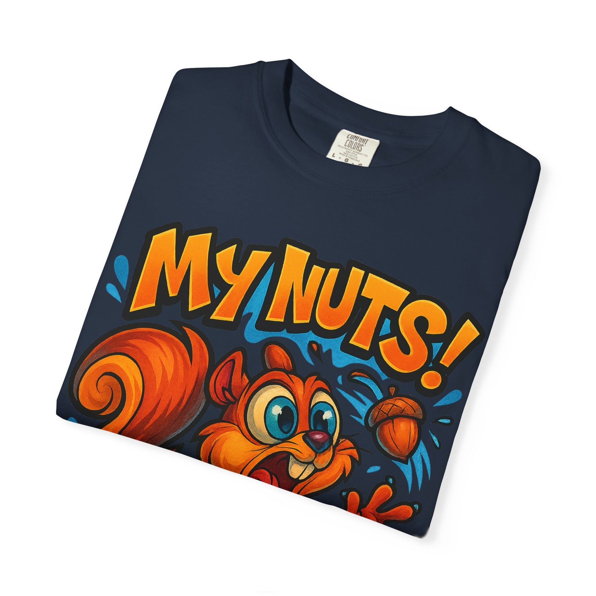 My Nuts! Squirrel Shirt – Funny New School Tattoo Style Tee | Gildan 5000